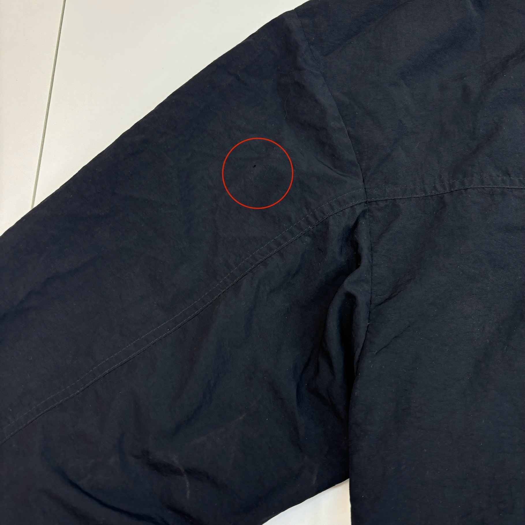 Men's Logo Print Jacket Black Size XS