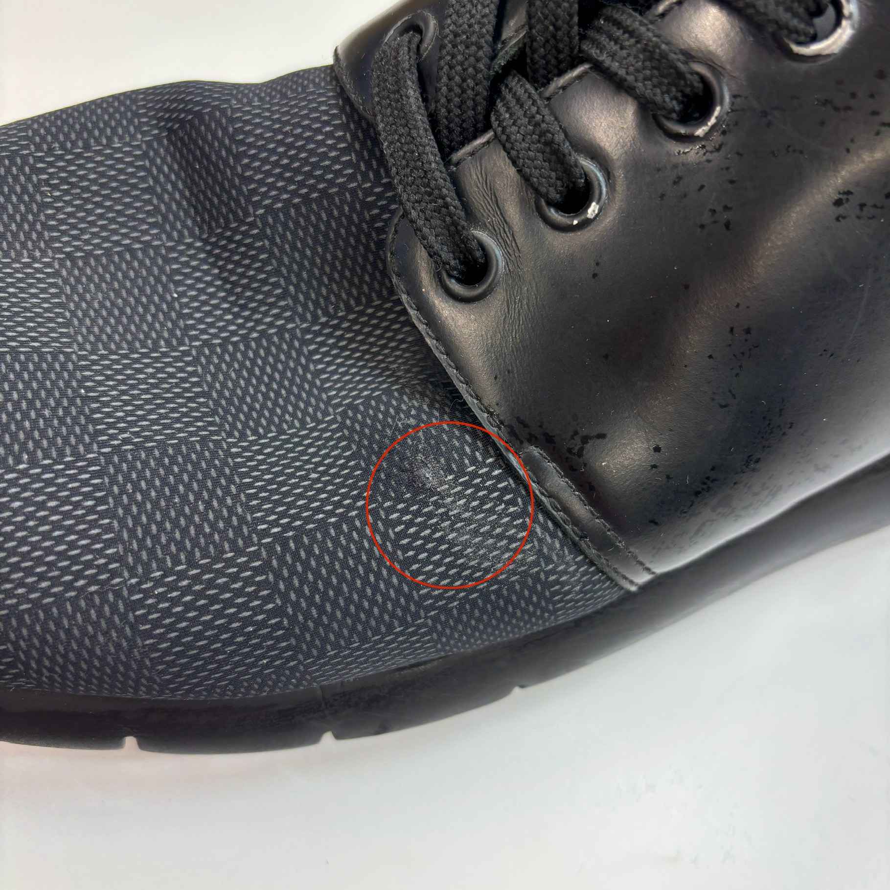 Men's Damier Fastlane Low Trainers Black Size EU 42.5 / UK 8.5