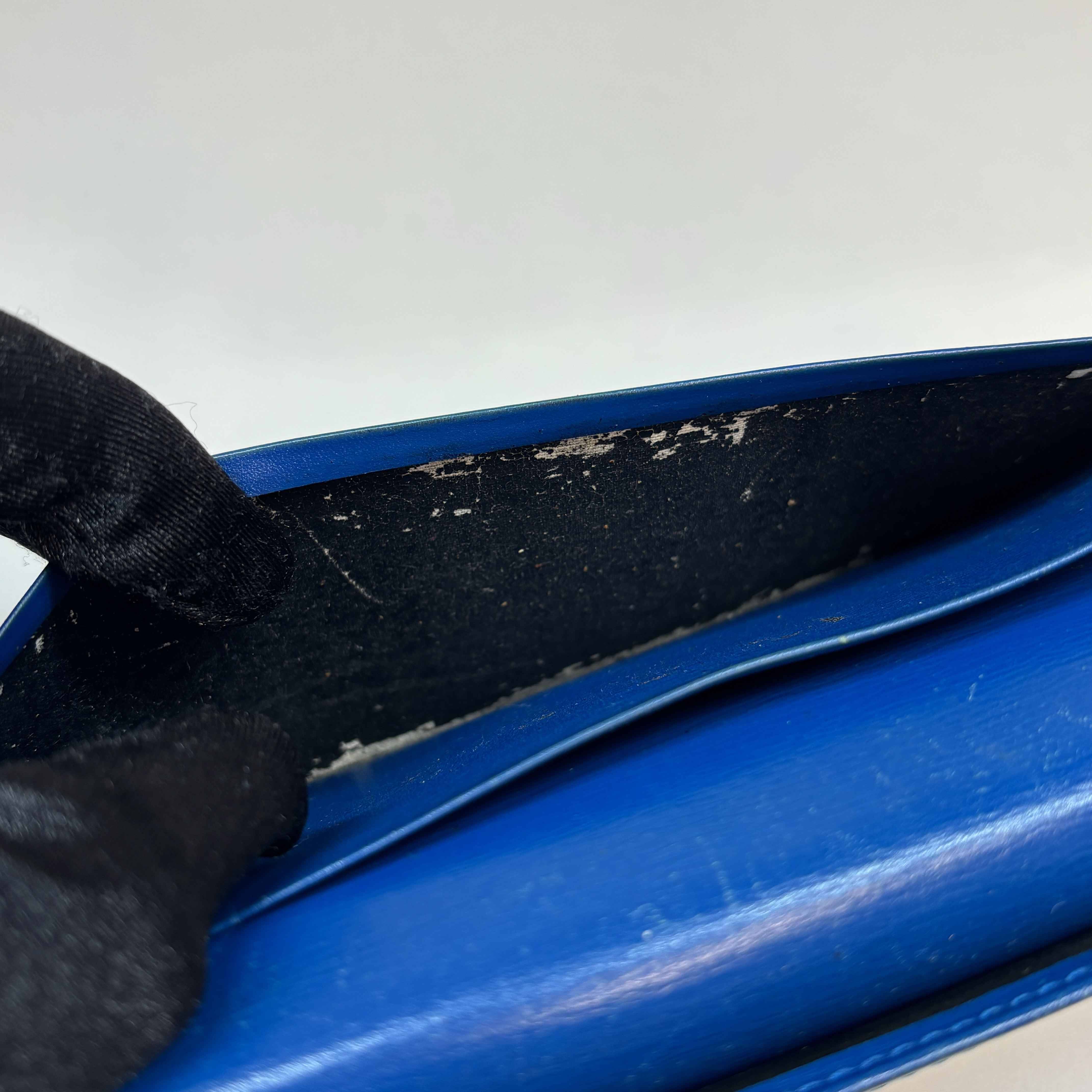 Men's Epi Pocket Agenda Wallet Blue