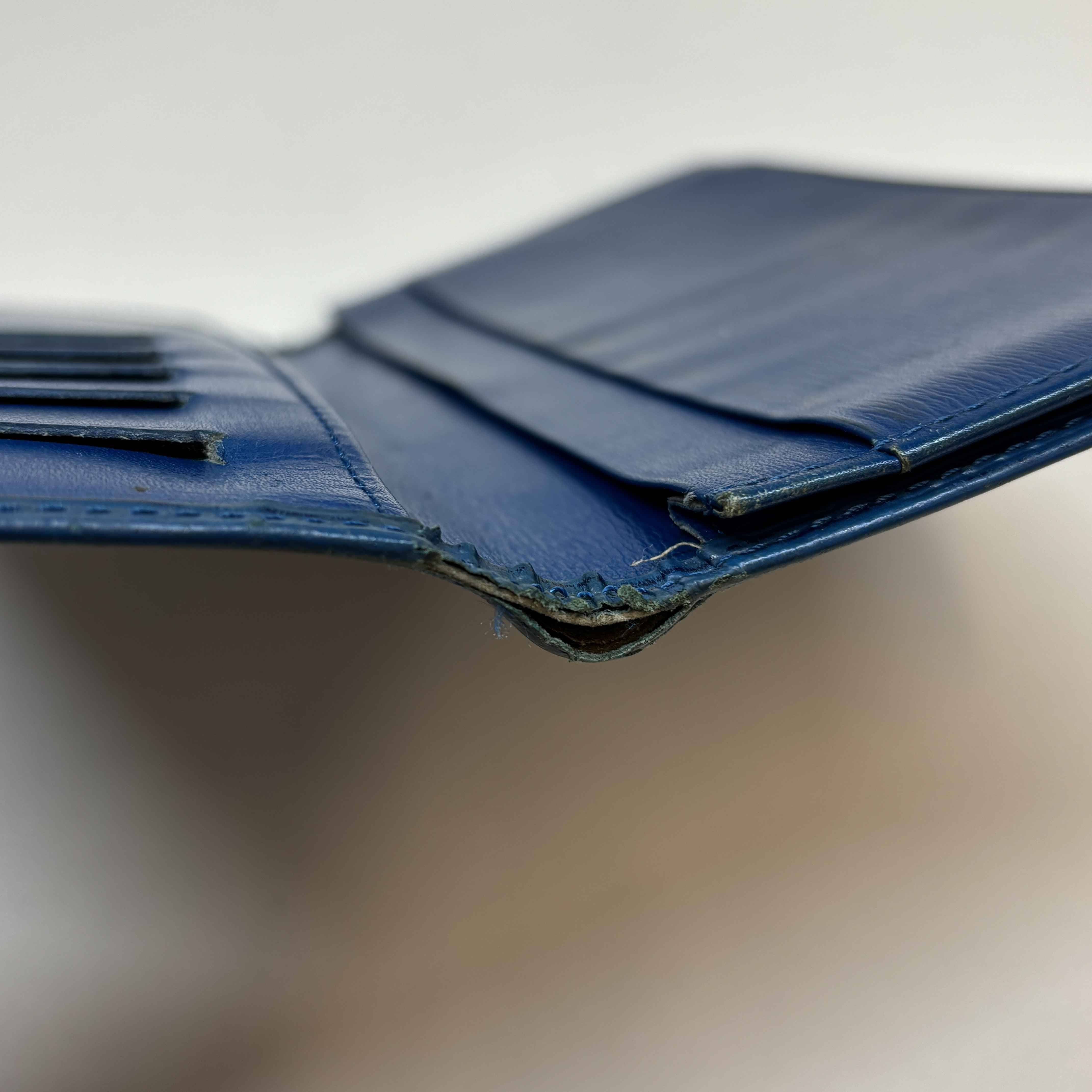 Men's Epi Pocket Agenda Wallet Blue