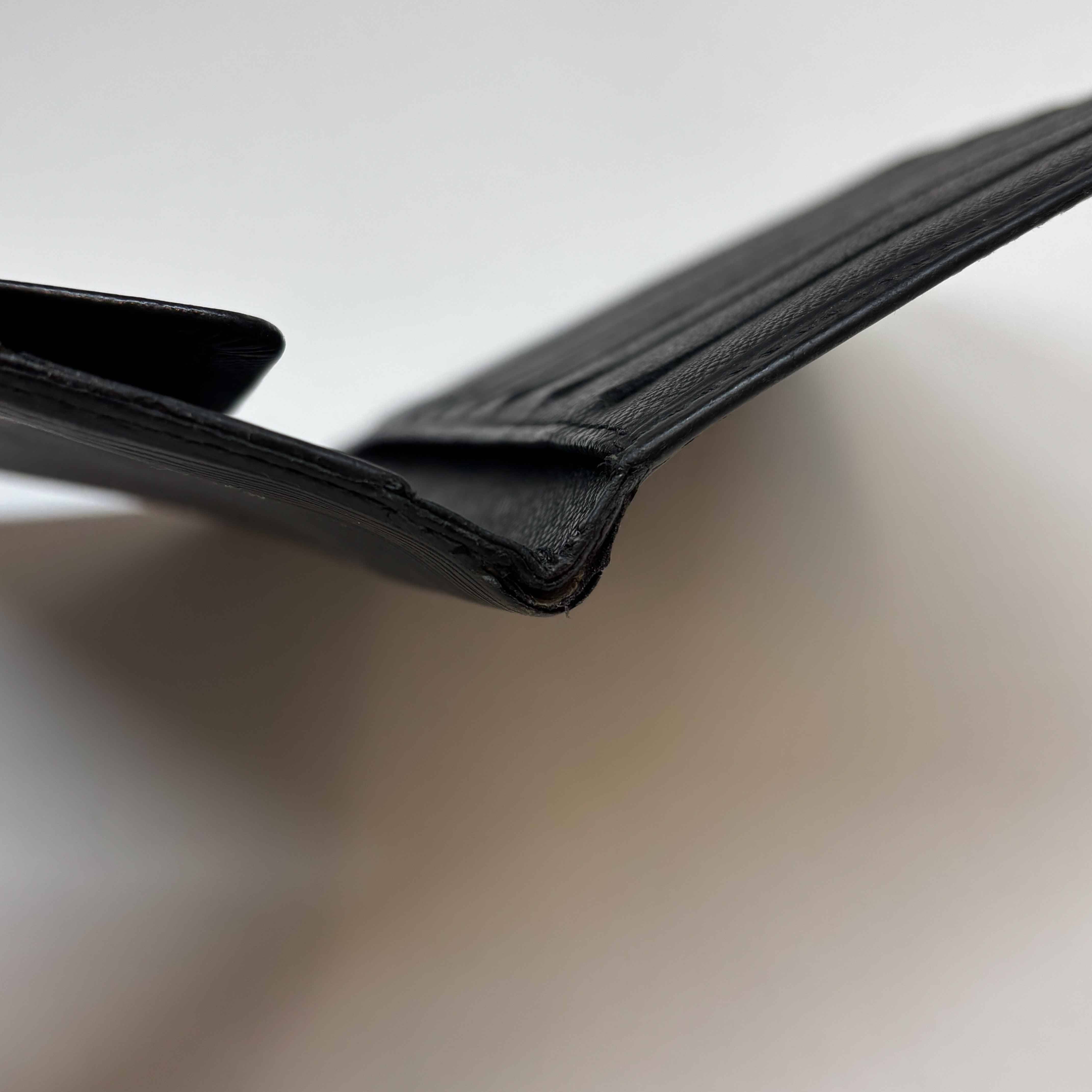 Men's Epi Pocket Agenda Wallet Black