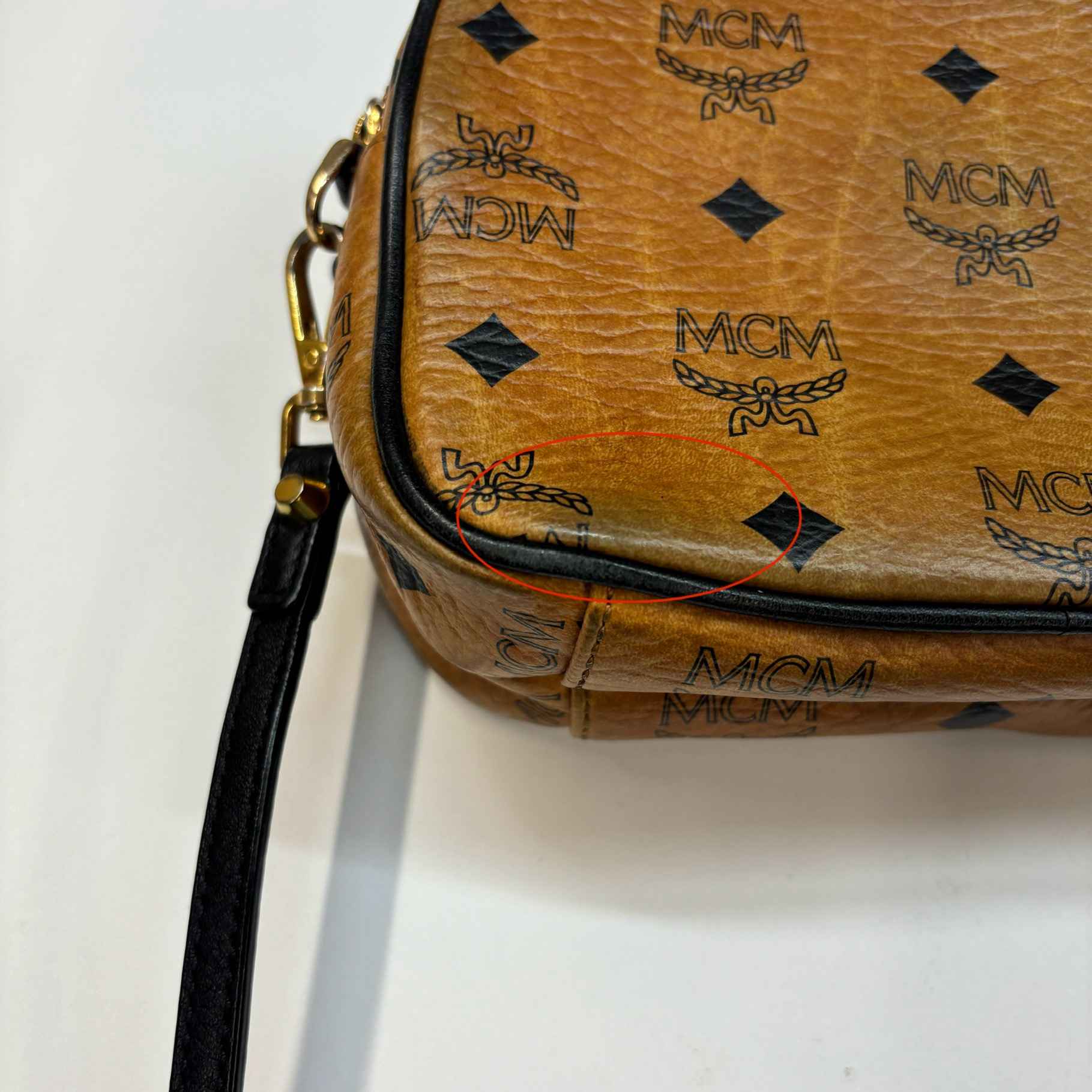 Women's Logo Print Bag Tan