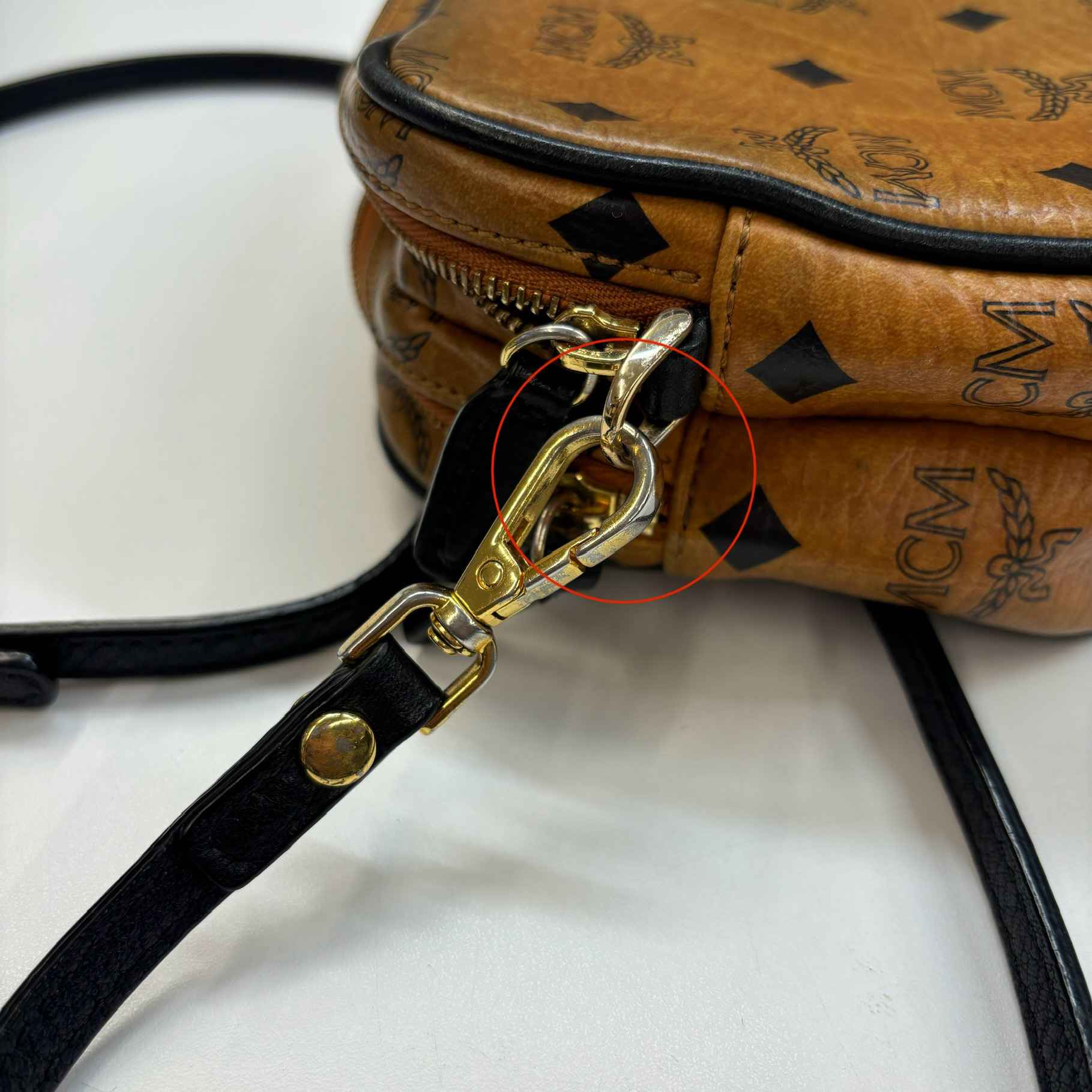 Women's Logo Print Bag Tan