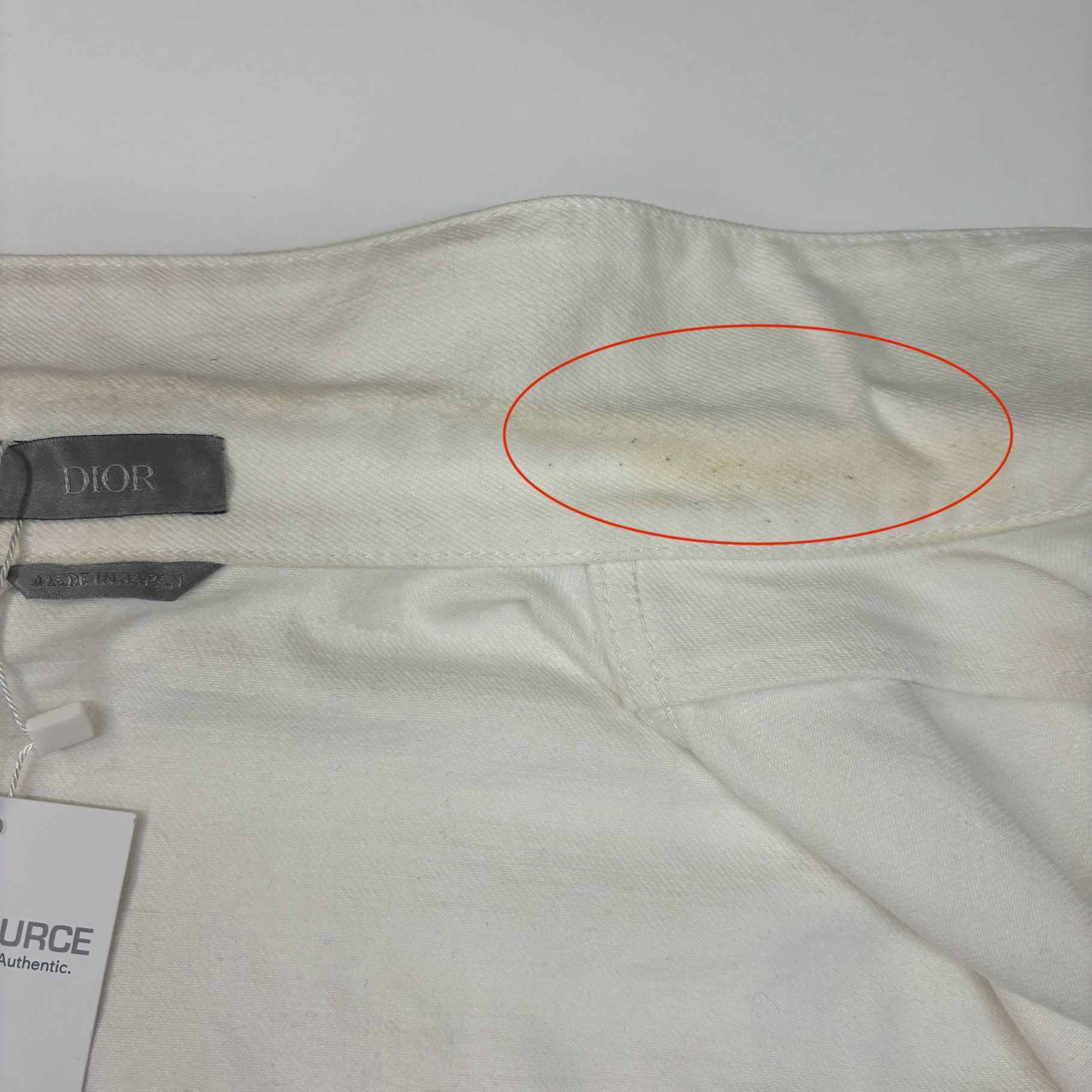 Men's Sacai Logo Patch Jacket White Size IT 50 / L