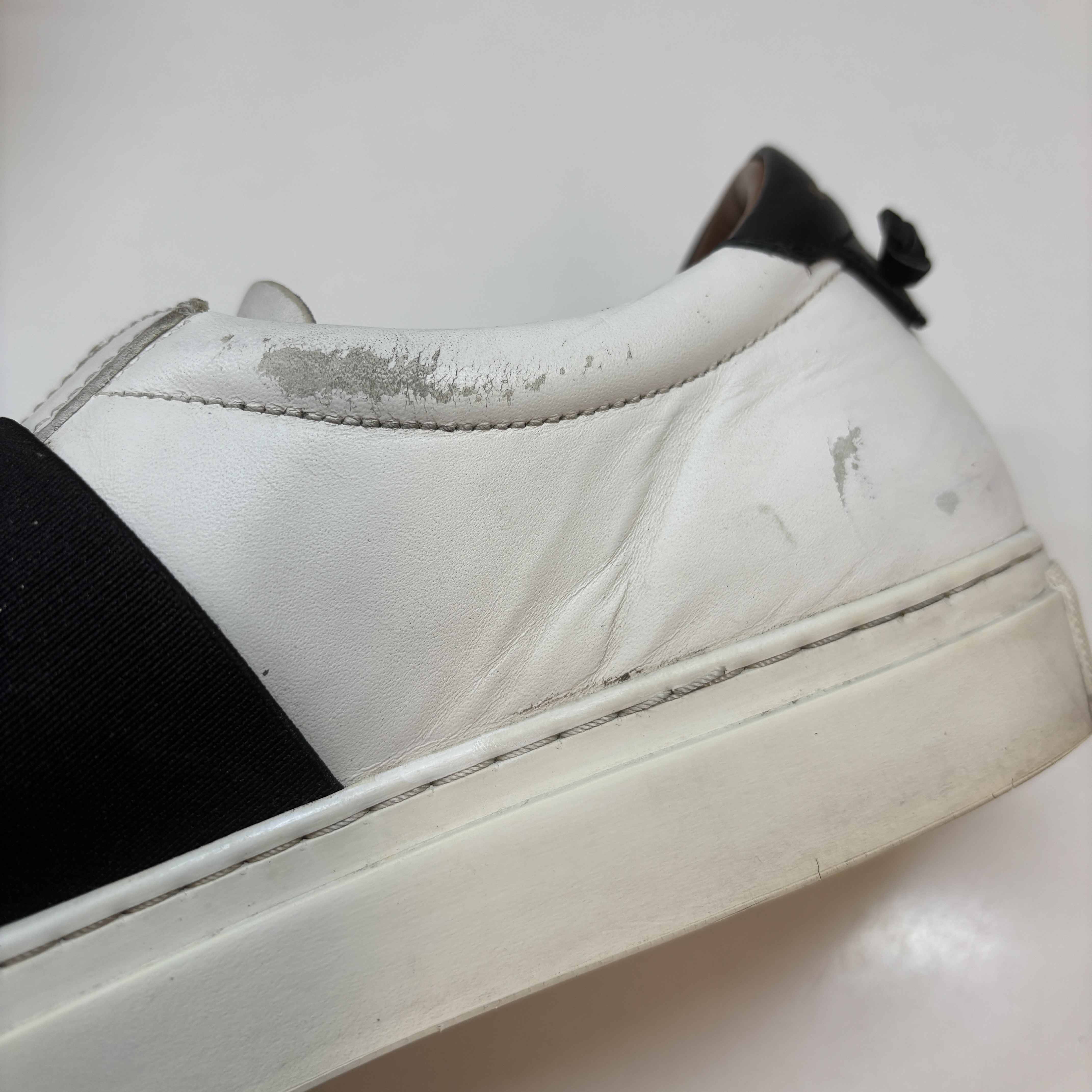 Men's Elastic Strap Skate Low Trainers White Size EU 41 / UK 7