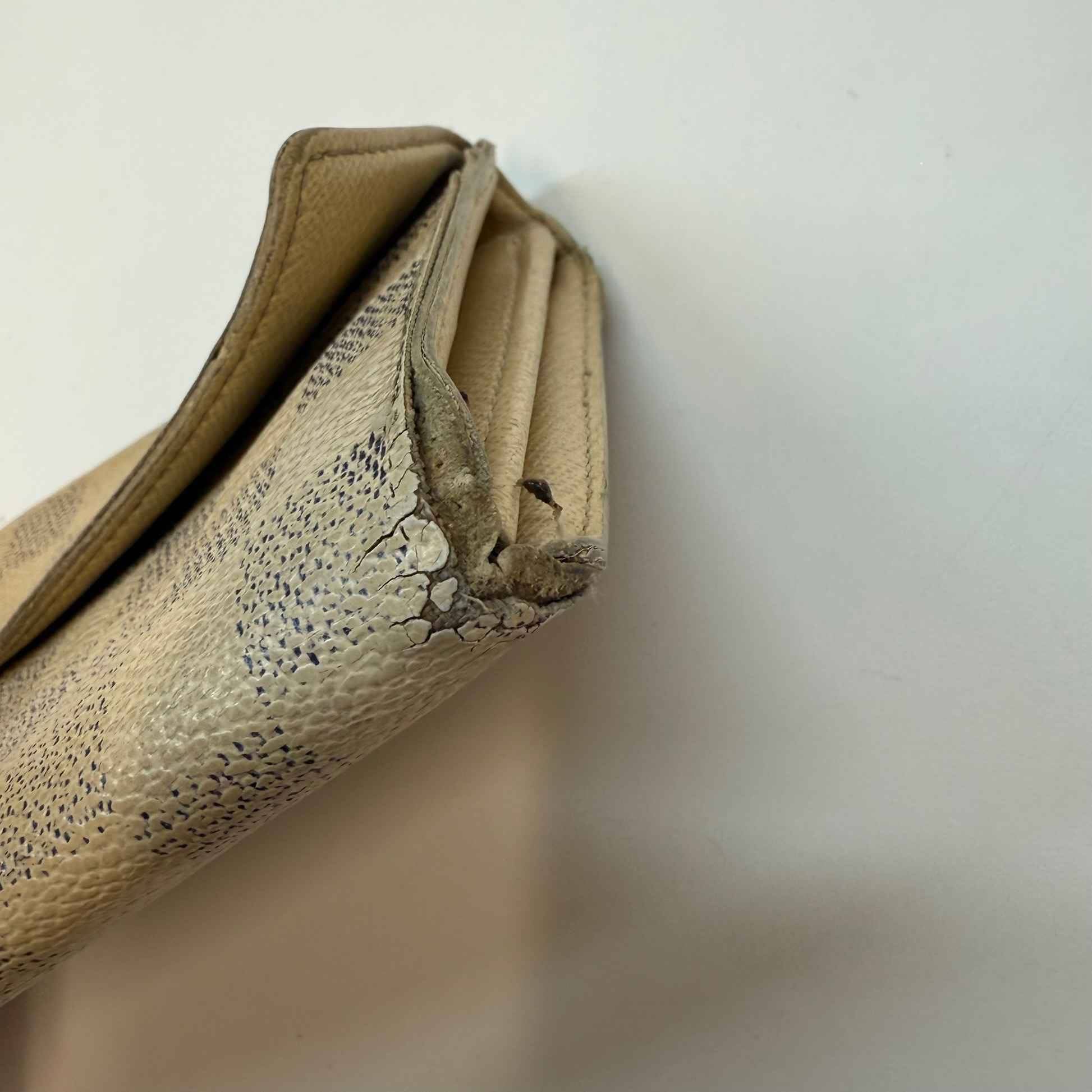 Women's Damier Azur Sarah Wallet White