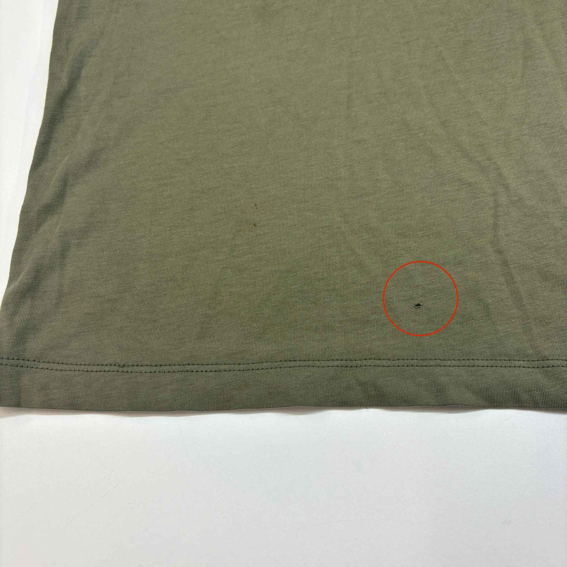 Men's Velvet Logo T-Shirt Khaki Size XL