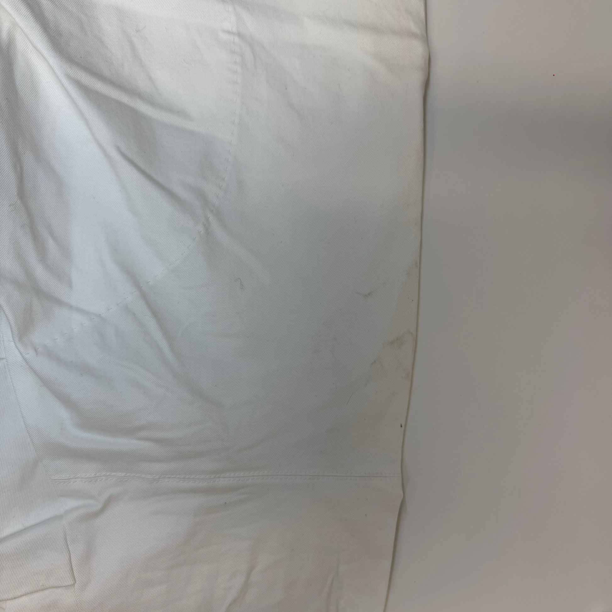 Men's Plaque Logo Trousers White Size IT 48 / UK 32