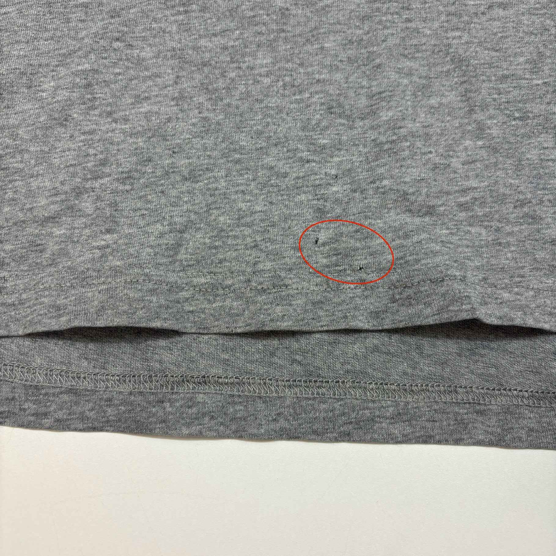 Men's Printed Logo T-Shirt Grey Size M