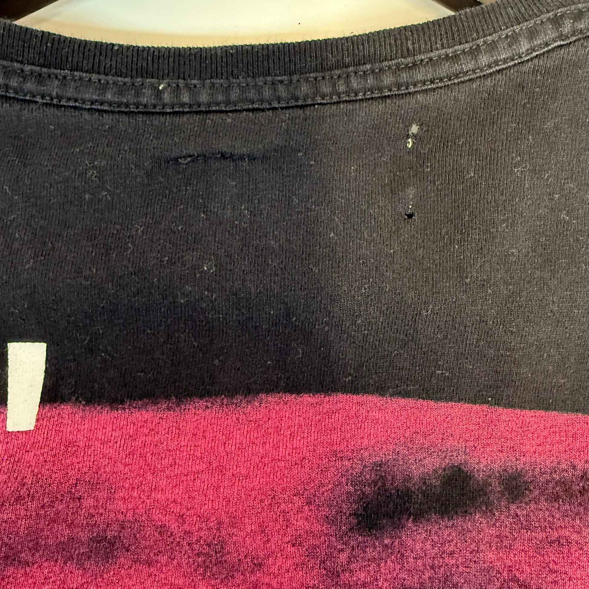 Men's Impressionism Arrow Long Sleeve T-Shirt Black Size XS