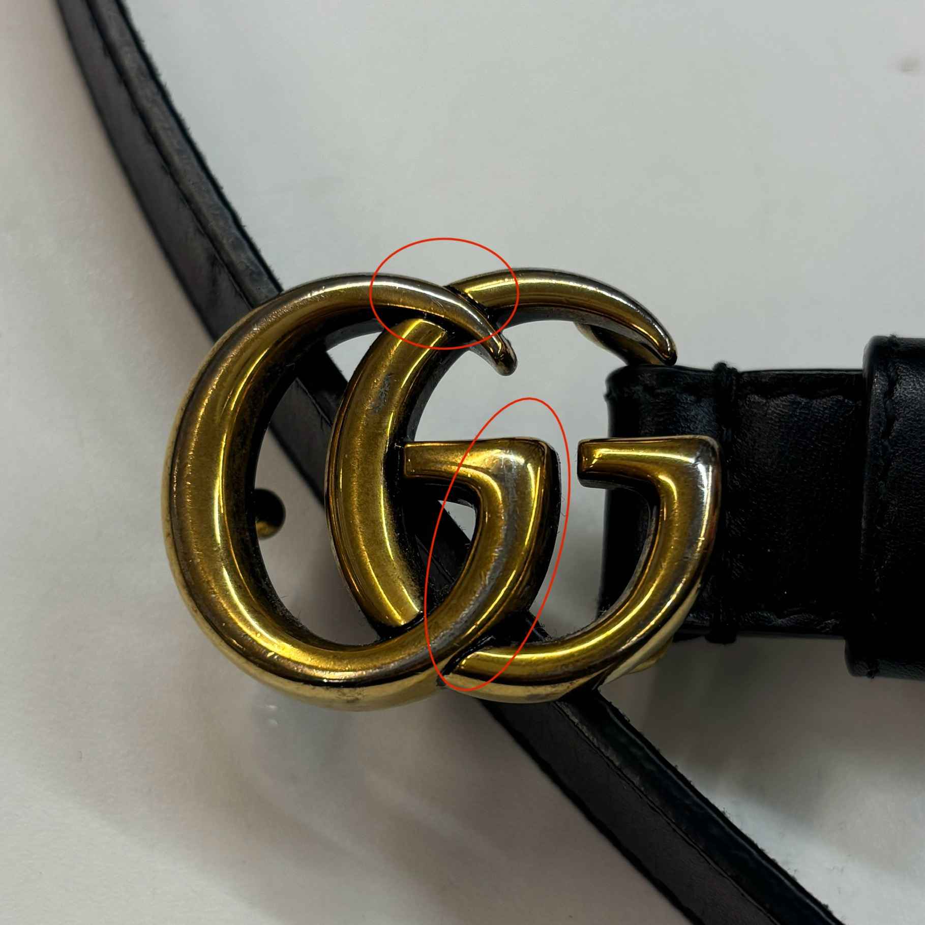 Women's Gg Marmont Belt Black Size 70CM / UK 6