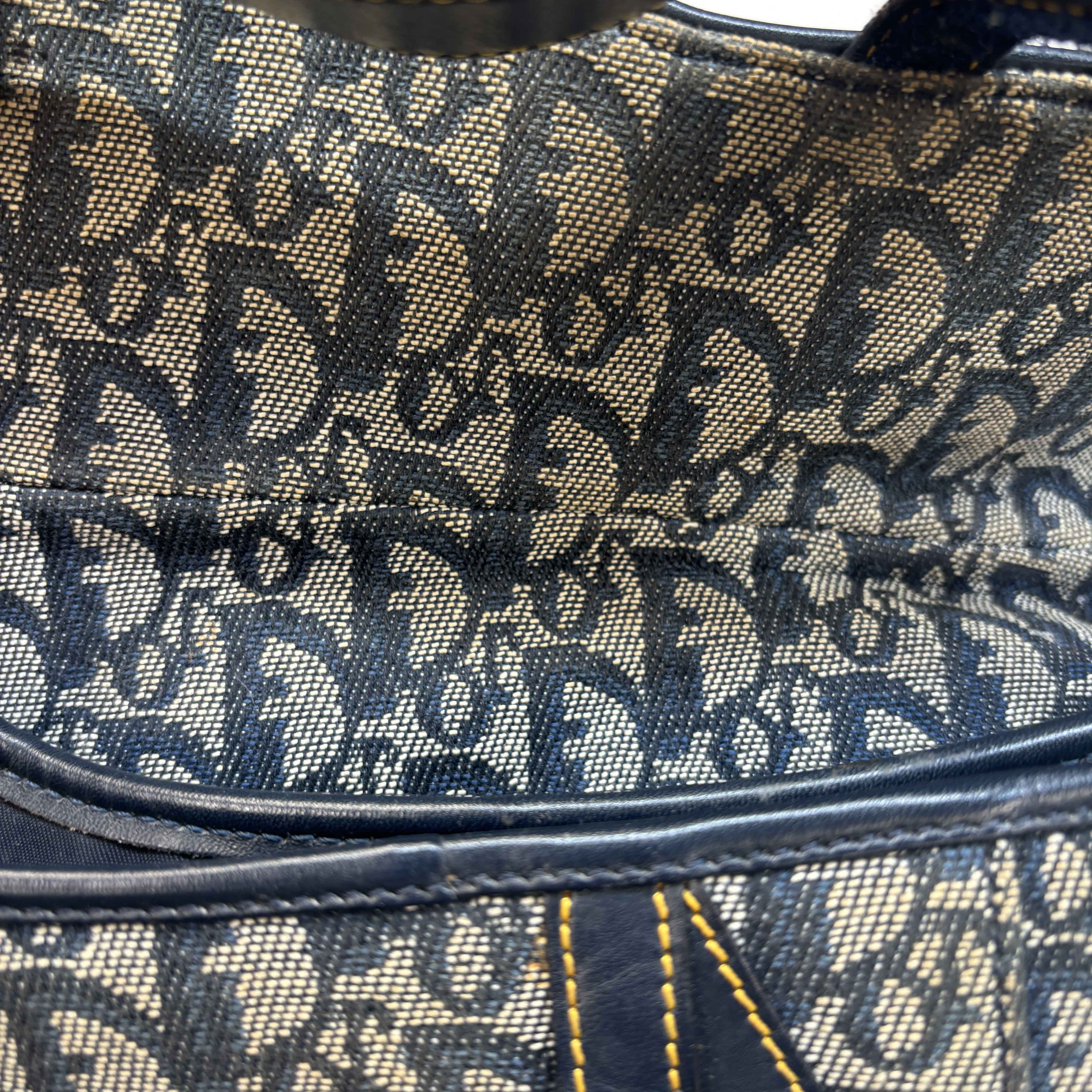 Women's Vintage Saddle Handbag Navy