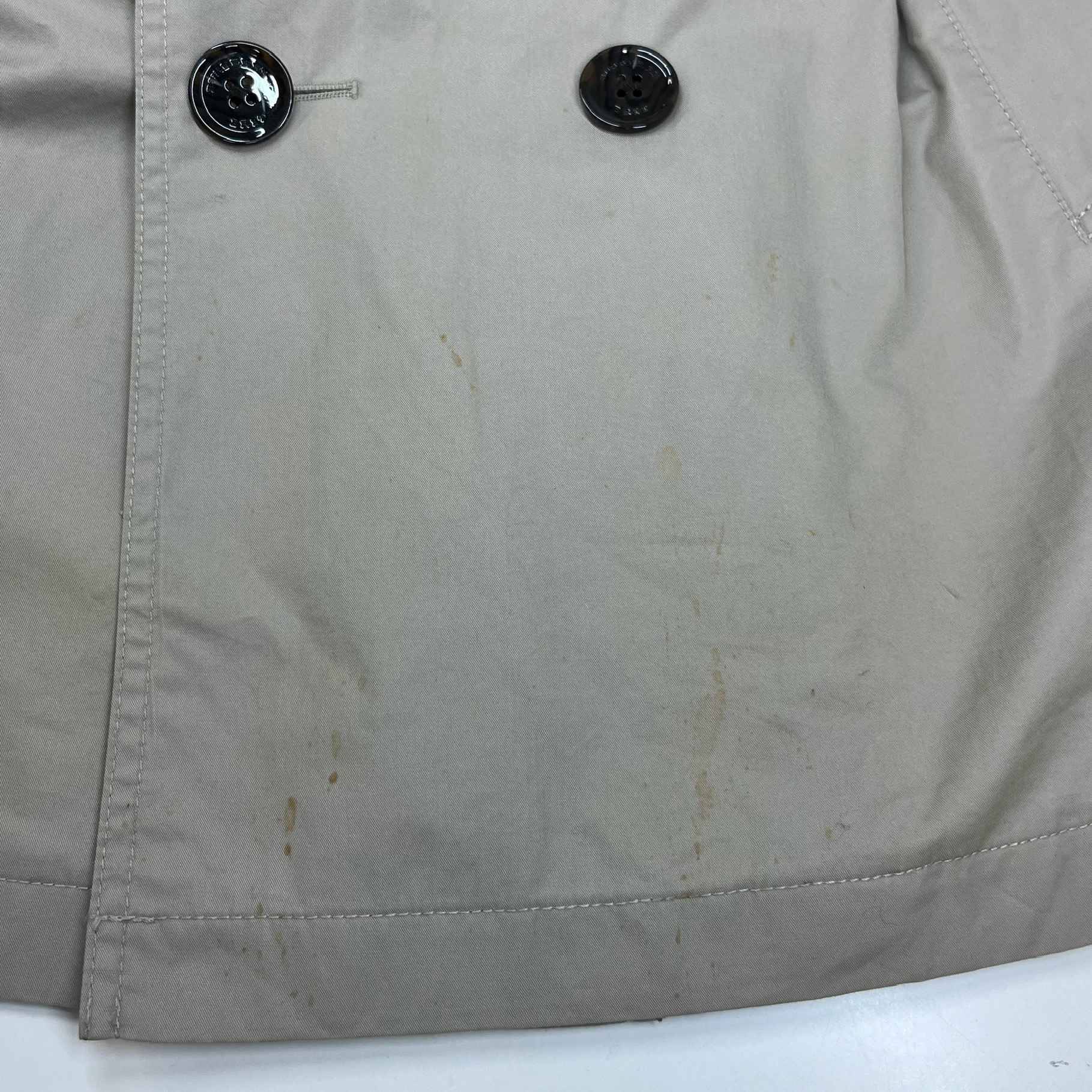 Men's Trench Jacket Beige Size M