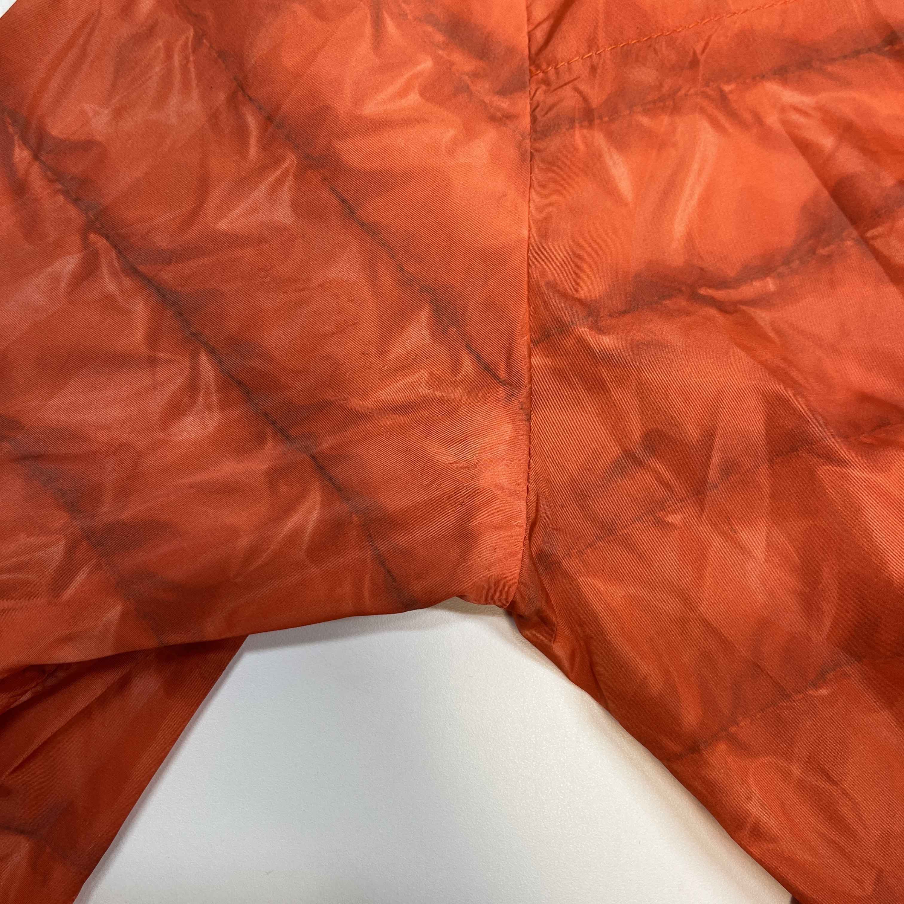 Men's Zip Up Windbreaker Orange Size 3 / L