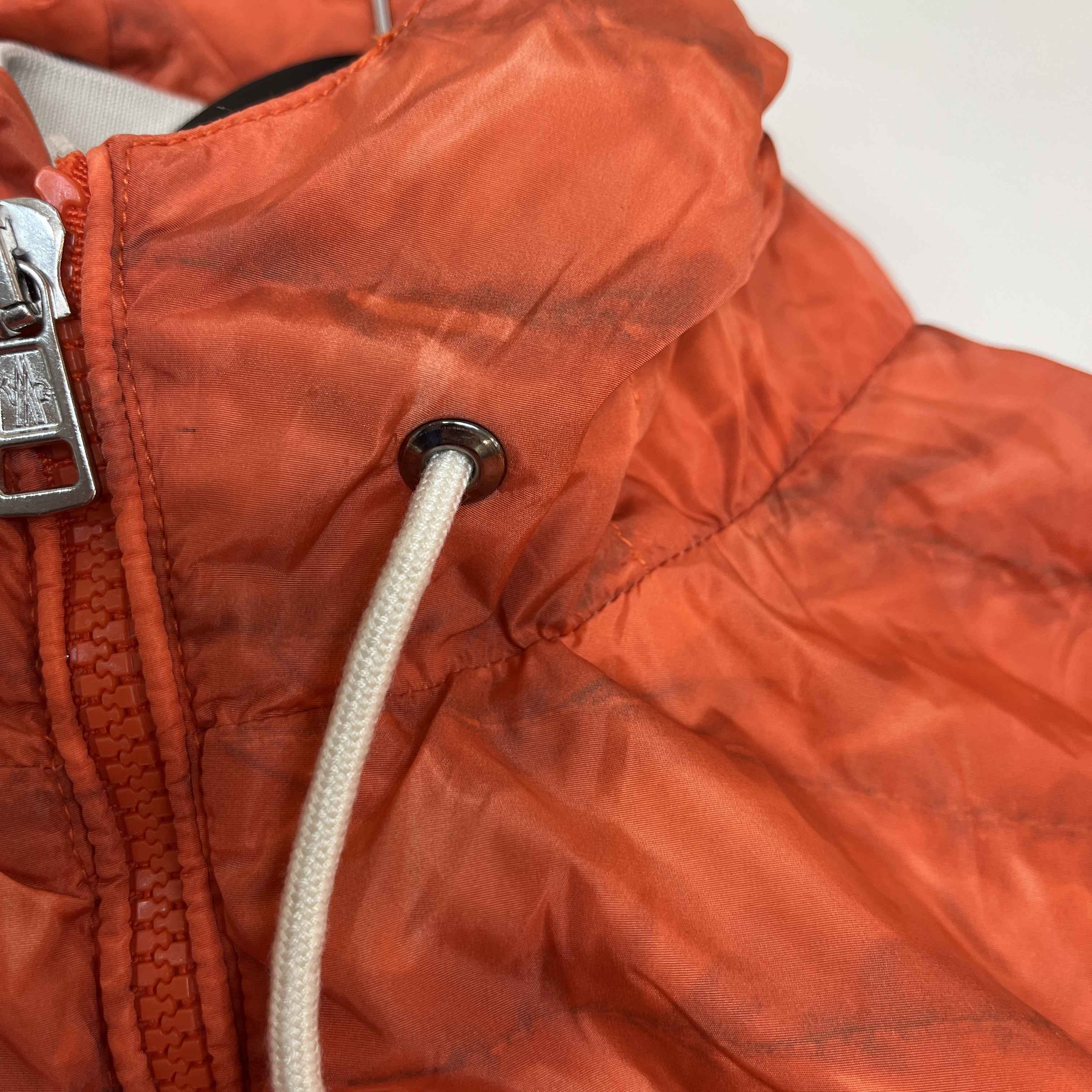 Men's Zip Up Windbreaker Orange Size 3 / L