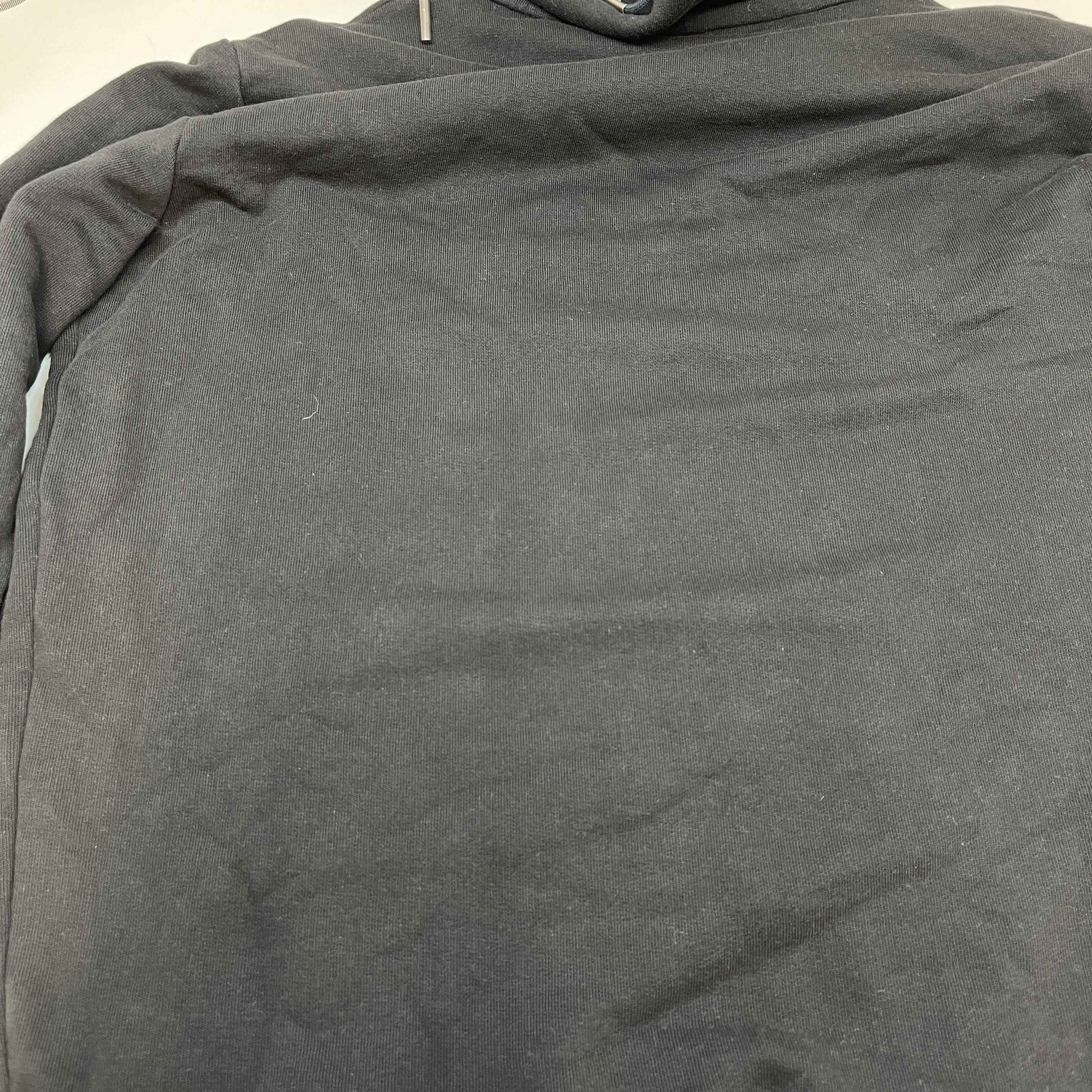 Men's Logo Print Hoodie Black Size M