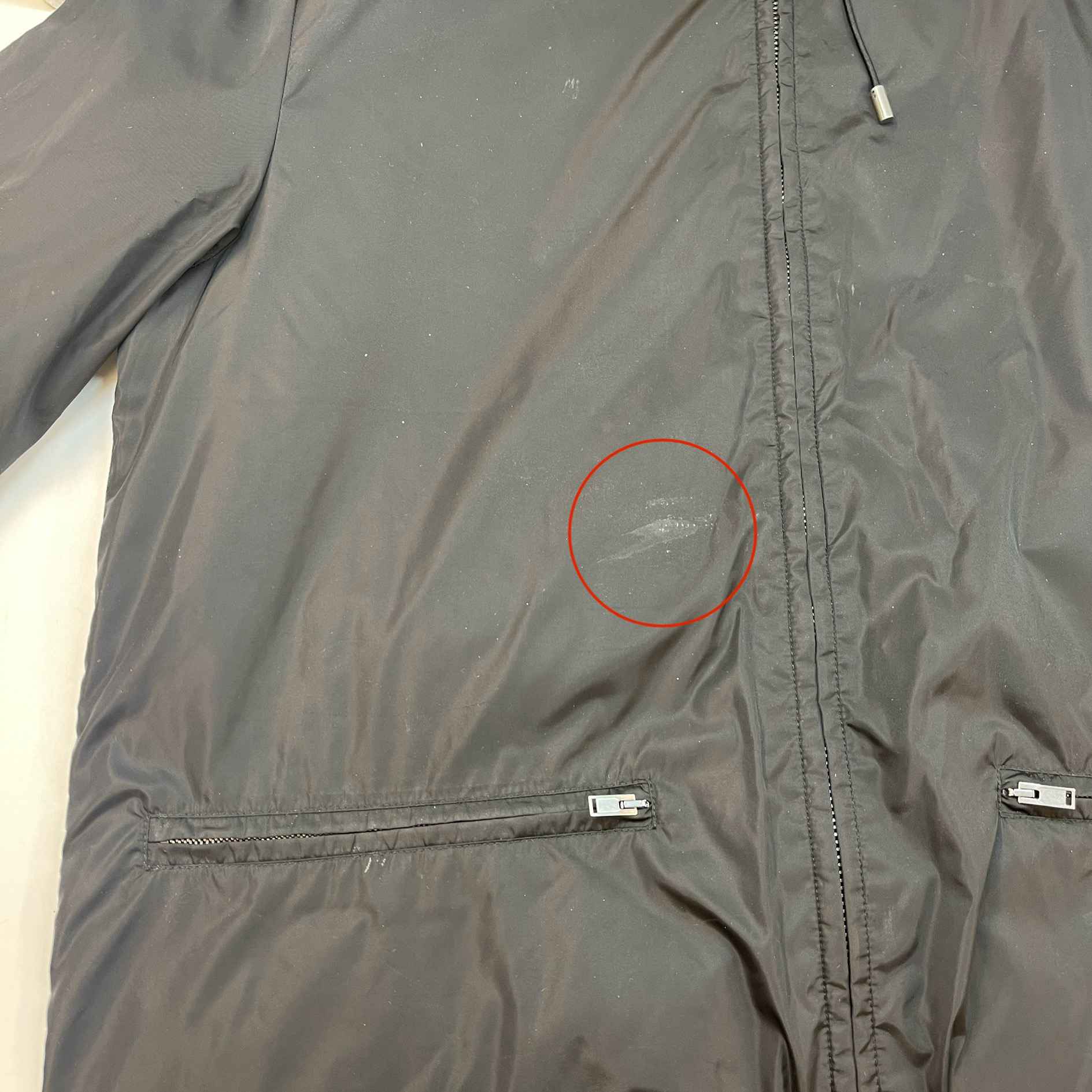 Men's Printed Logo Windbreaker Black Size IT 48 / M