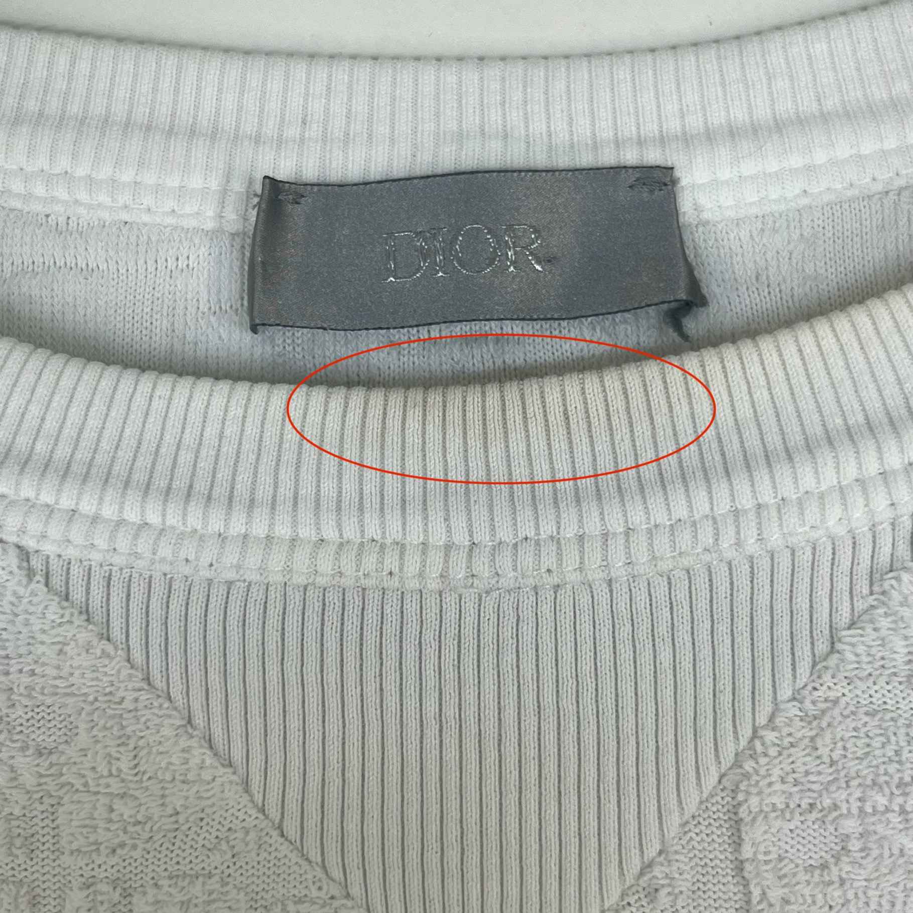 Men's Oblique T-Shirt White Size S