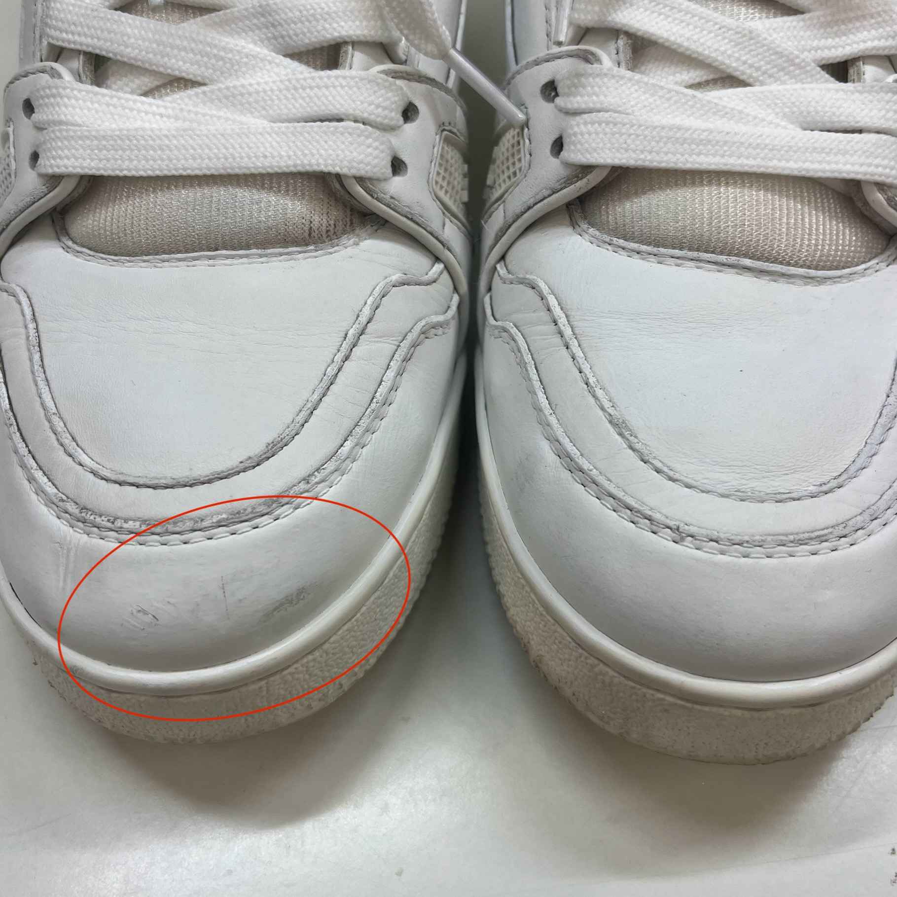 Men's Lv Low Trainers White Size EU 40.5 / UK 6.5