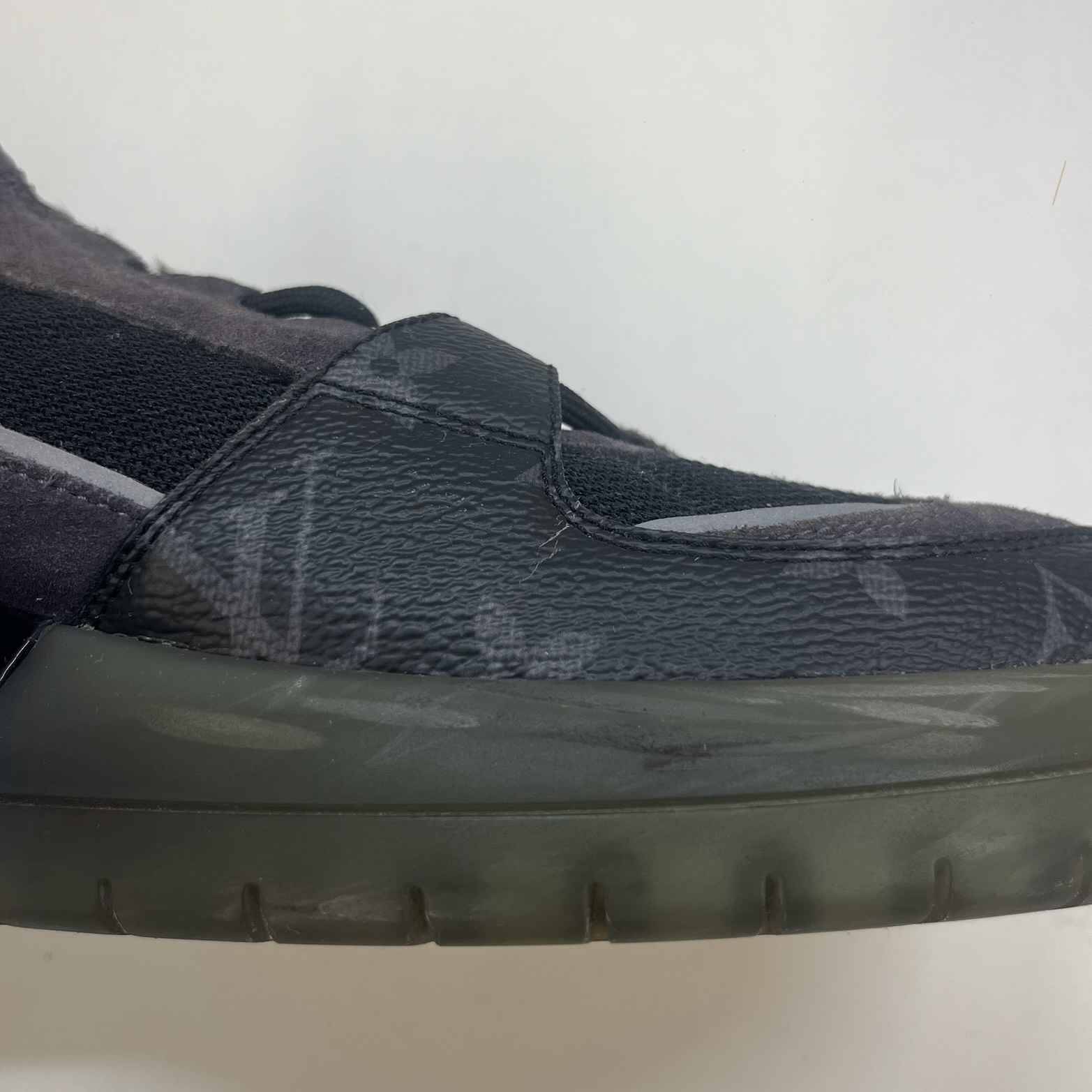 Men's Monogram Eclipse Lucien Clarks A View Low Trainers Black Size EU 44 / UK 10