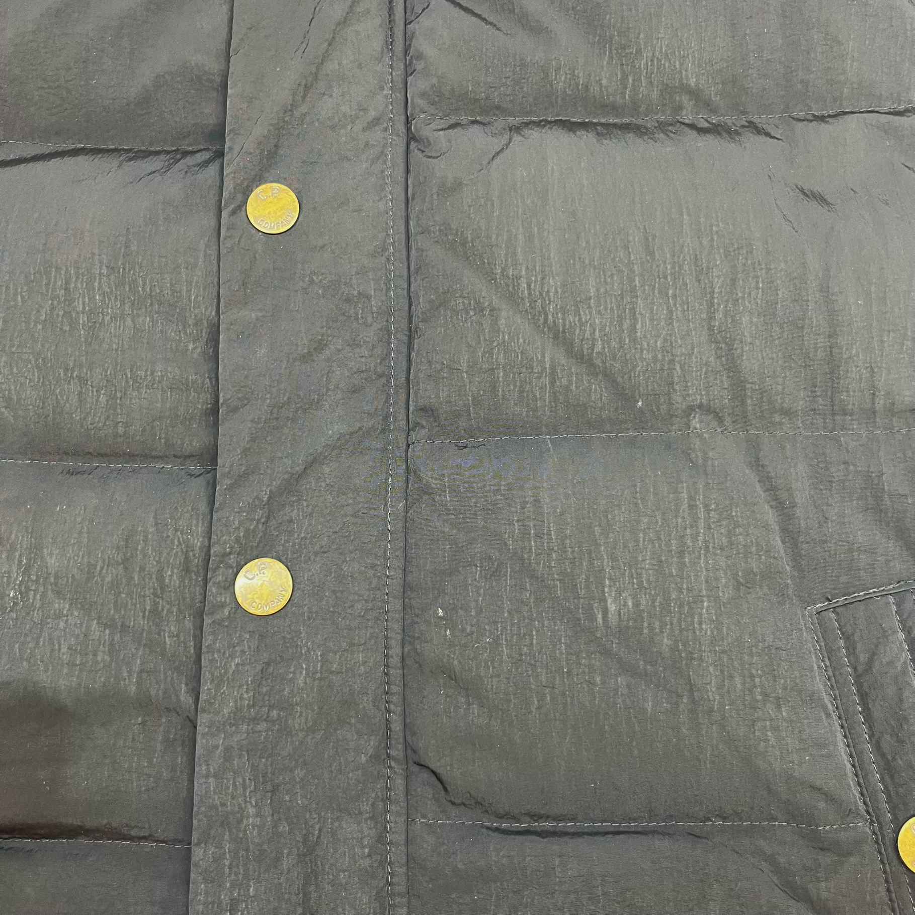 Men's Hooded Gilet Black Size IT 54 / XXL