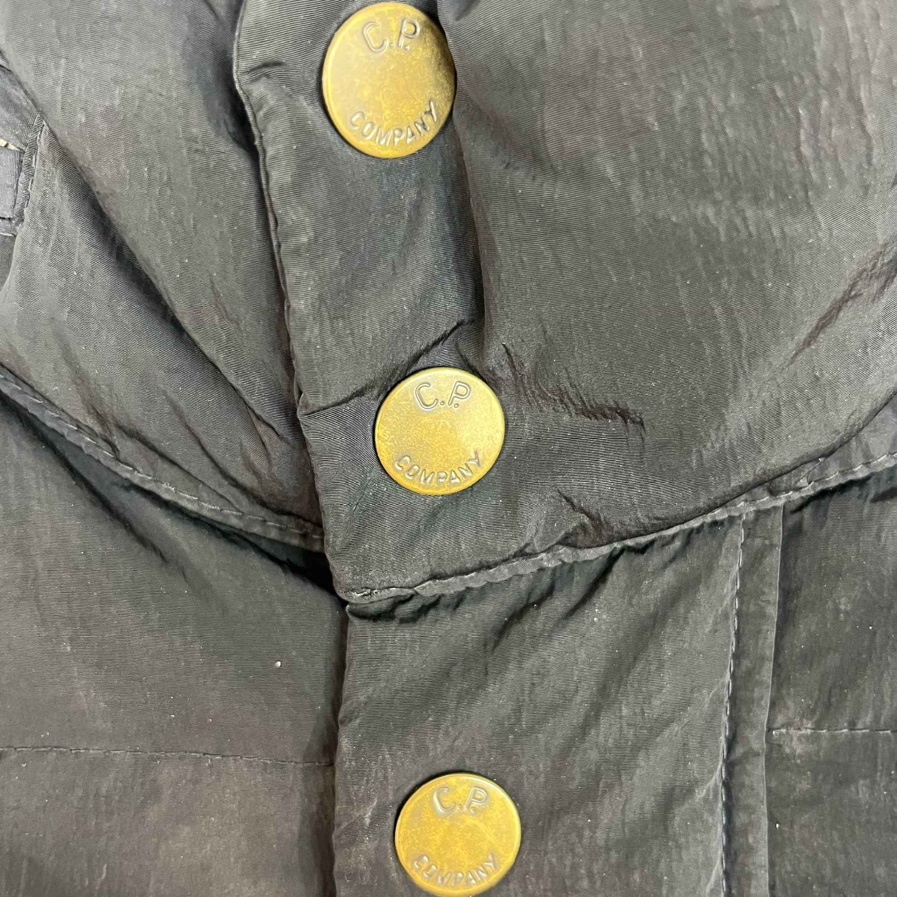 Men's Hooded Gilet Black Size IT 54 / XXL