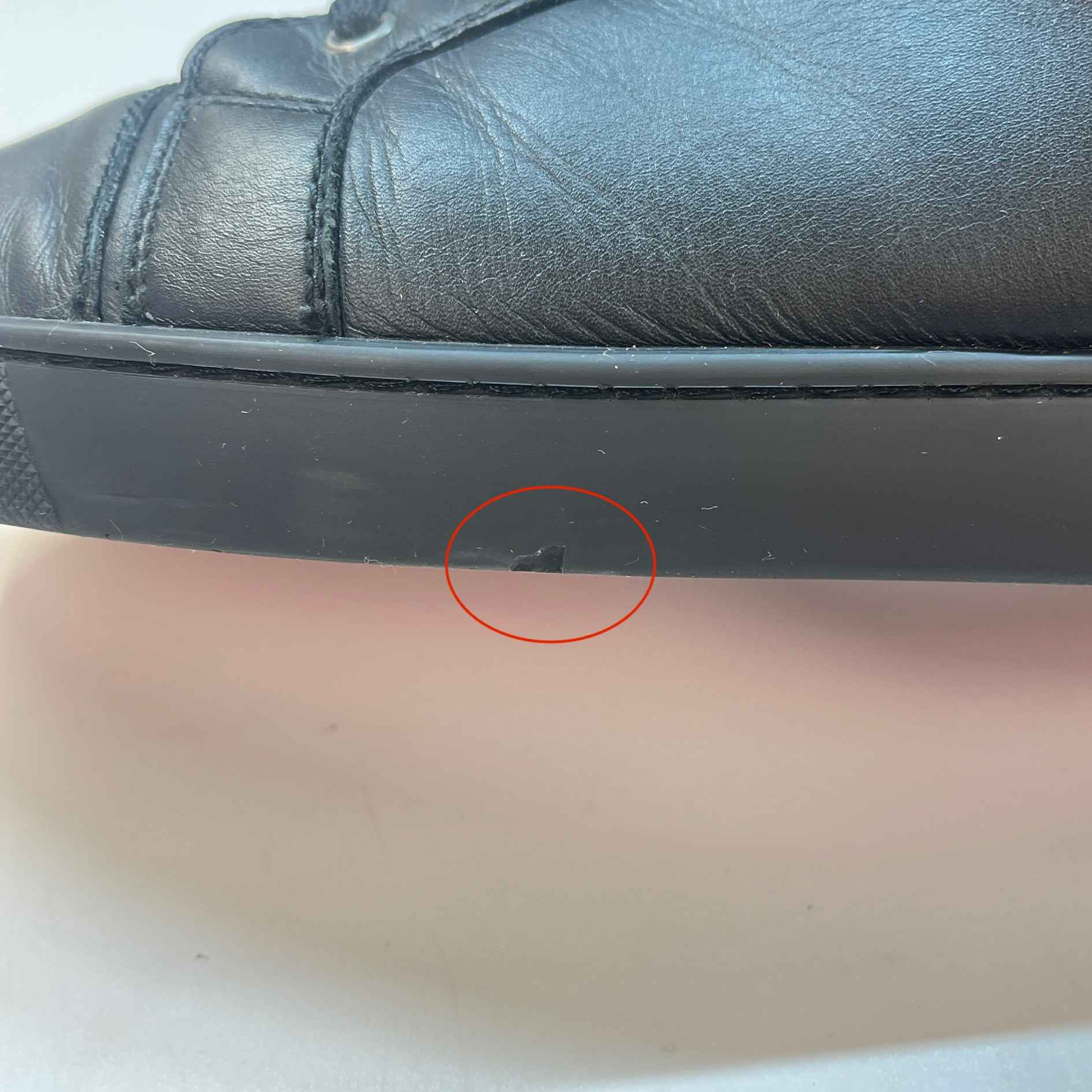 Men's Louis Flat High Trainers Black Size EU 41 / UK 7