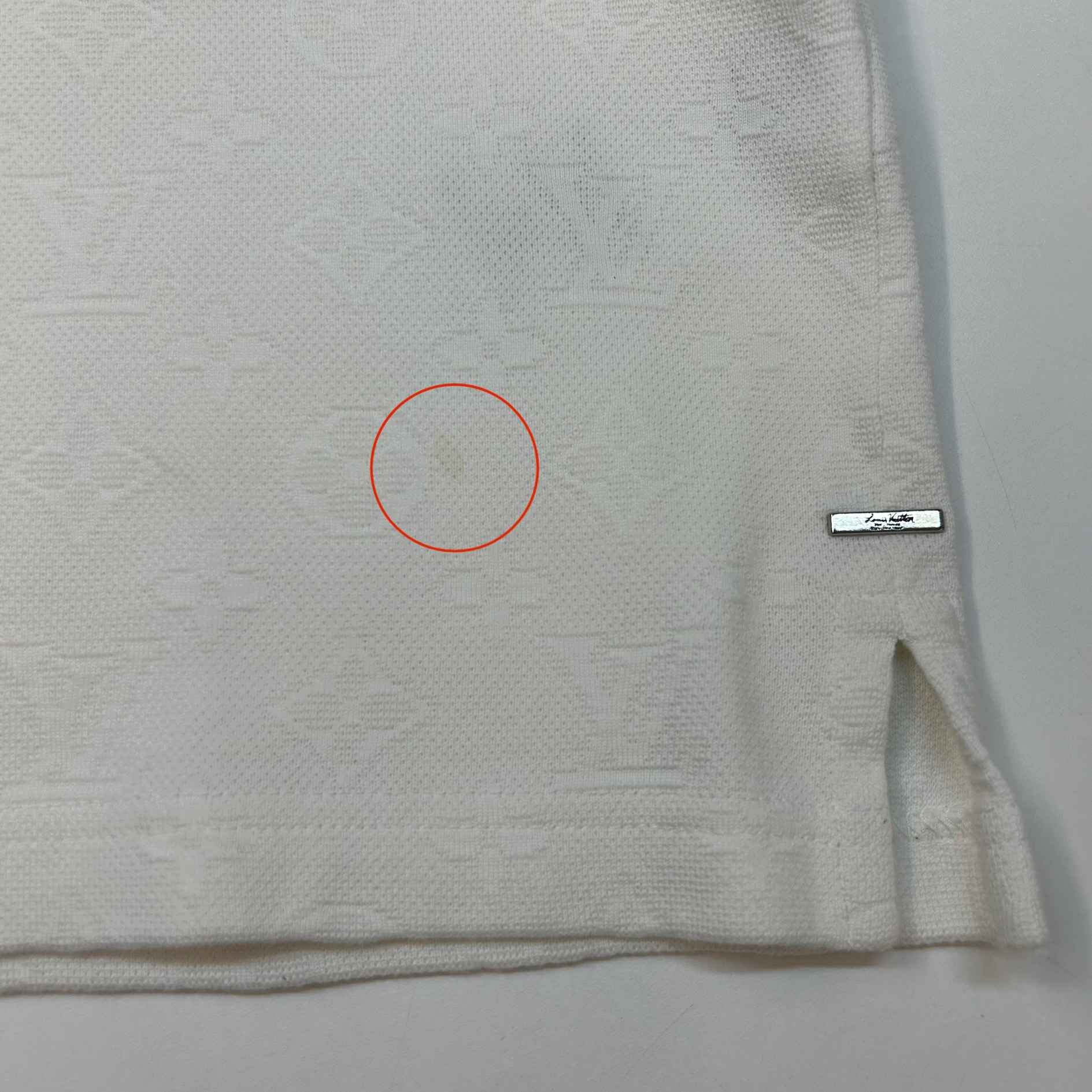 Men's Monogram 3D Pocket T-Shirt White Size XS