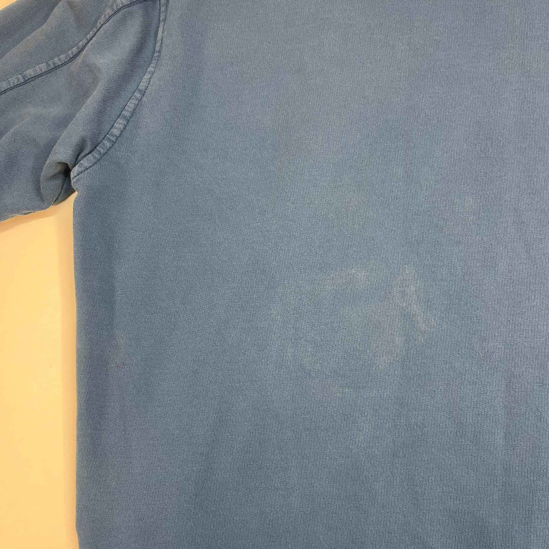 Men's Embroidered Logo Sweatshirt Blue Size S