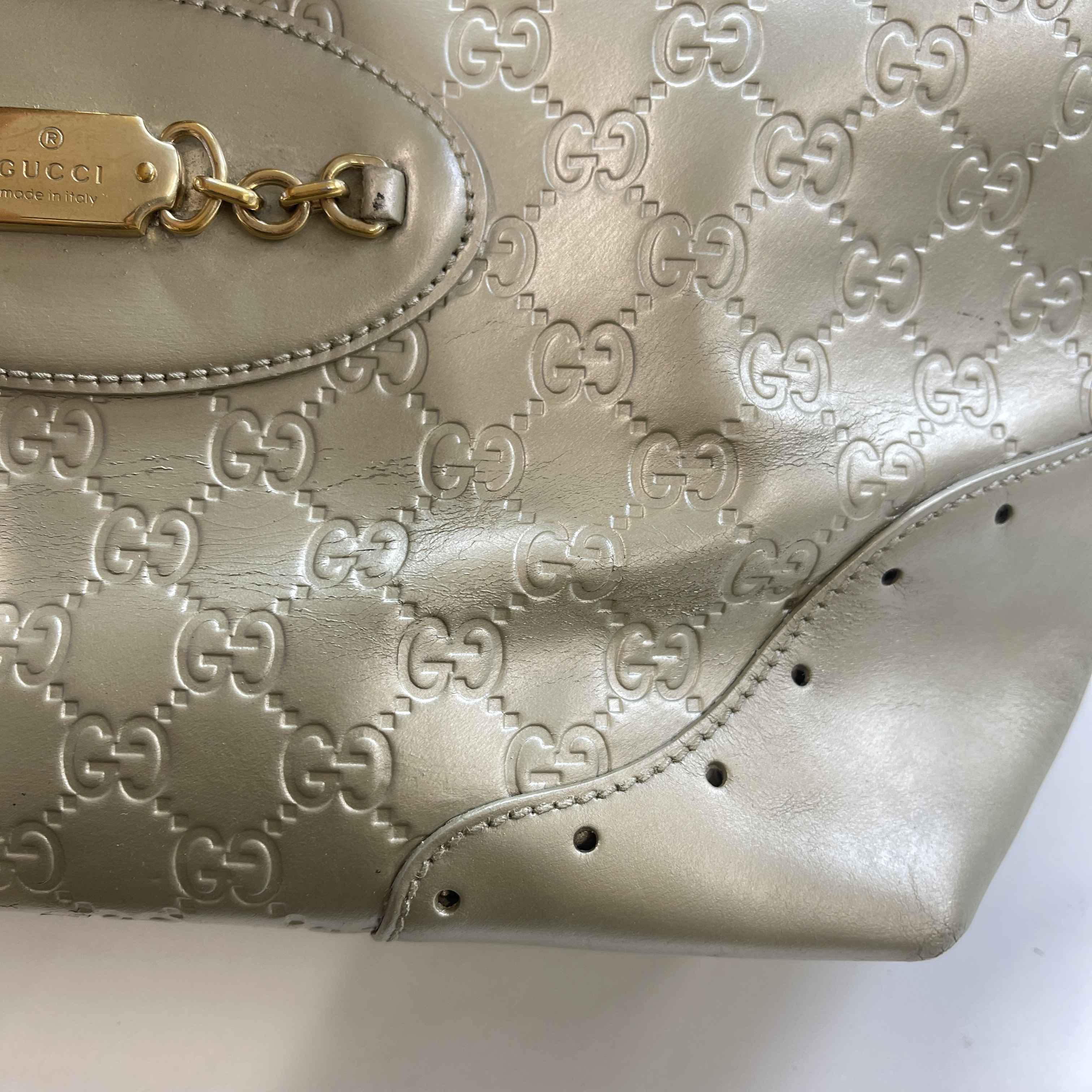 Women's Gg Plaque Logo Handbag Gold