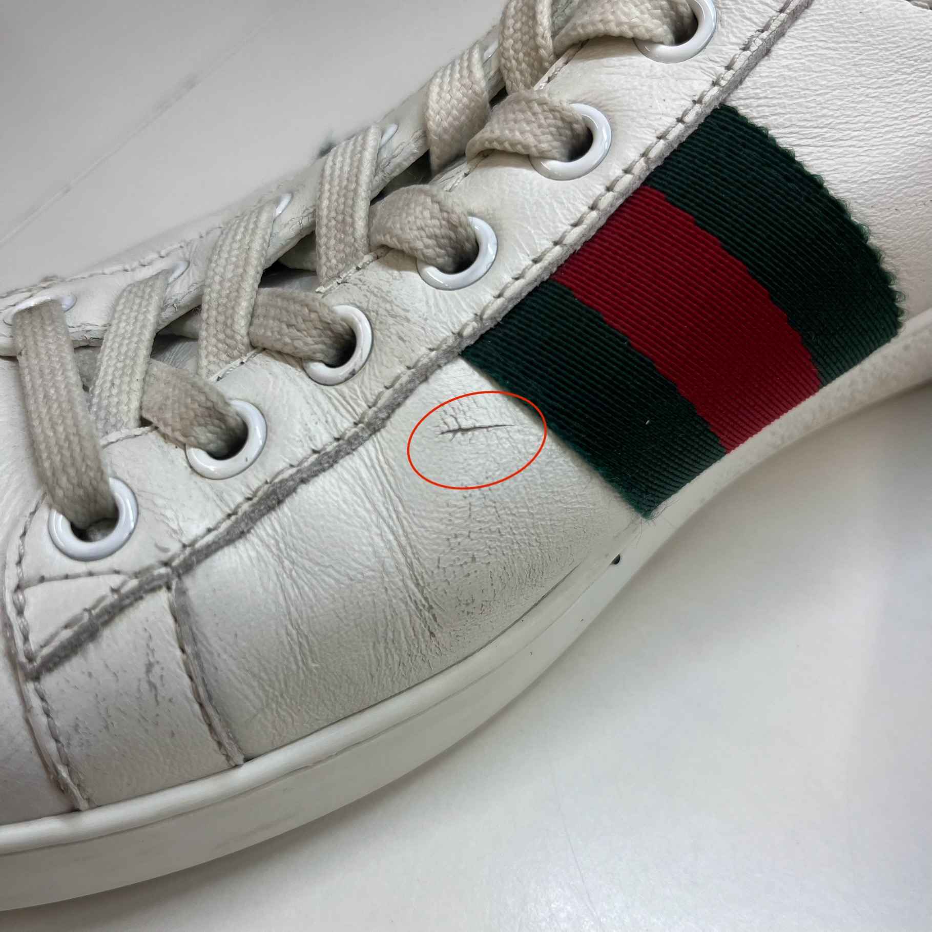 Women's Ace Low Trainers White Size EU 38.5 / UK 5.5