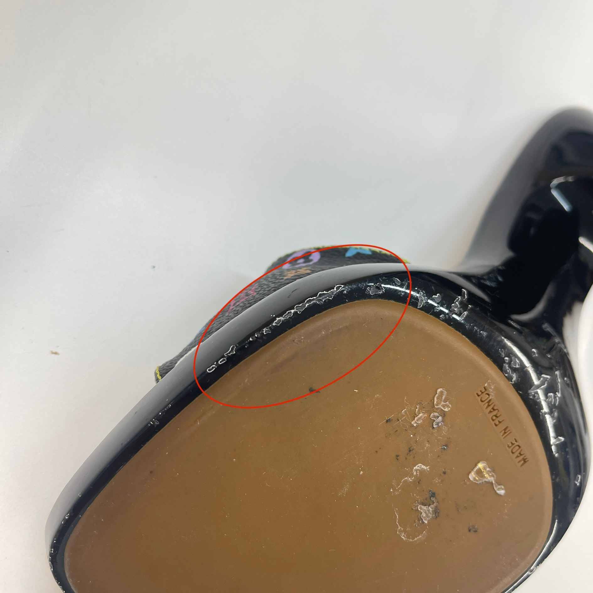 Women's Multicolor Monogram Murakami Heels Black Size EU 38 / UK 5