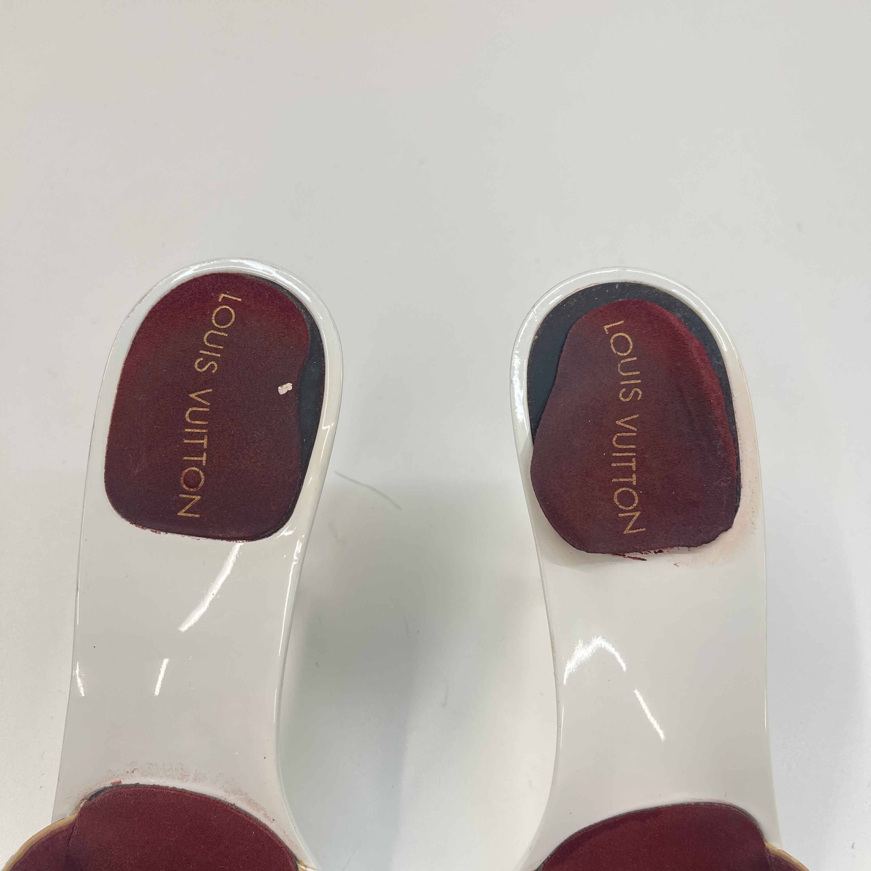 Women's Multicolour Monogram Marukami Heels White Size EU 38 / UK 5