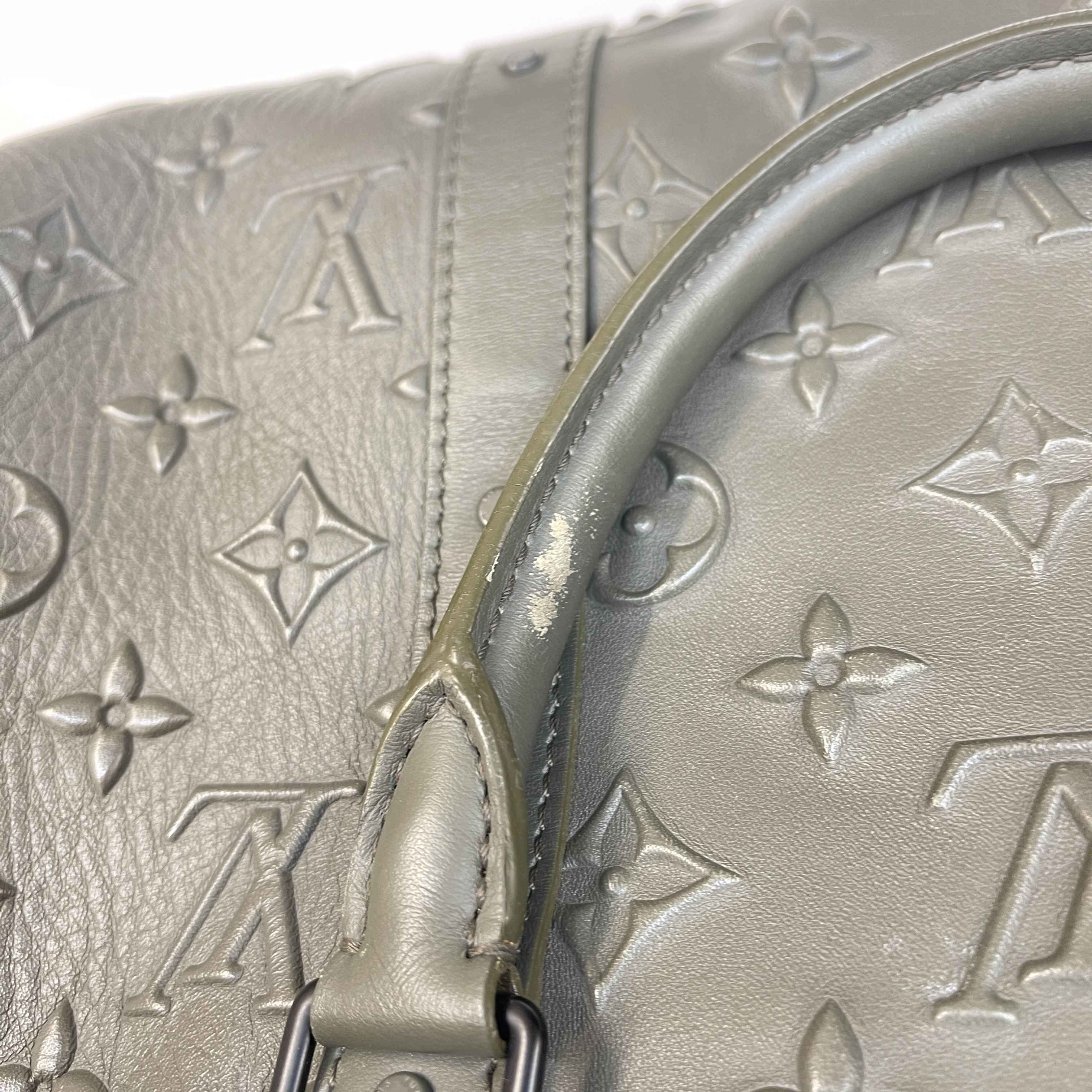 Men's Keepall Bandouliere 50 Monogram Bag Khaki