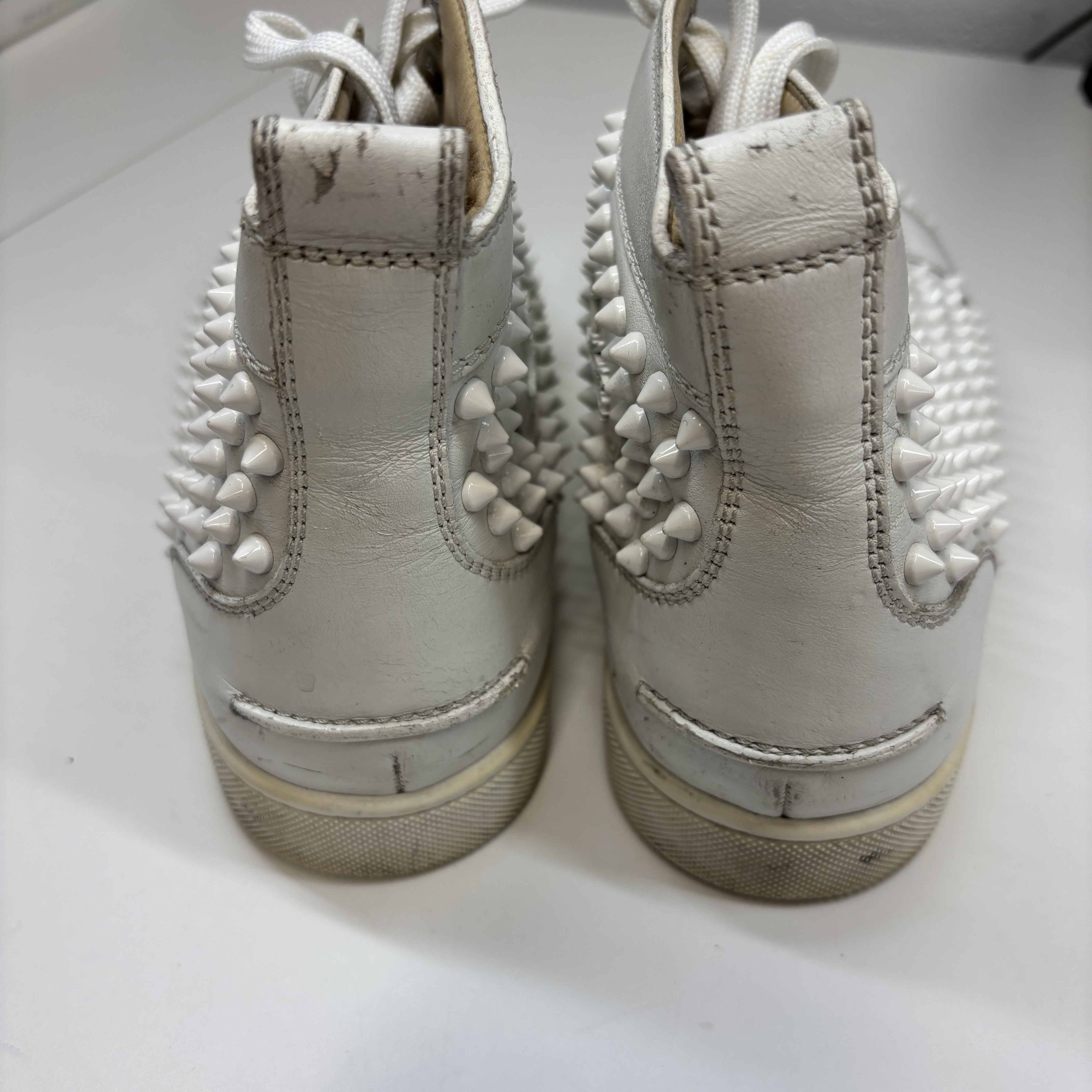 Men's Louis Spikes High Trainers White Size EU 40.5 / UK 6.5