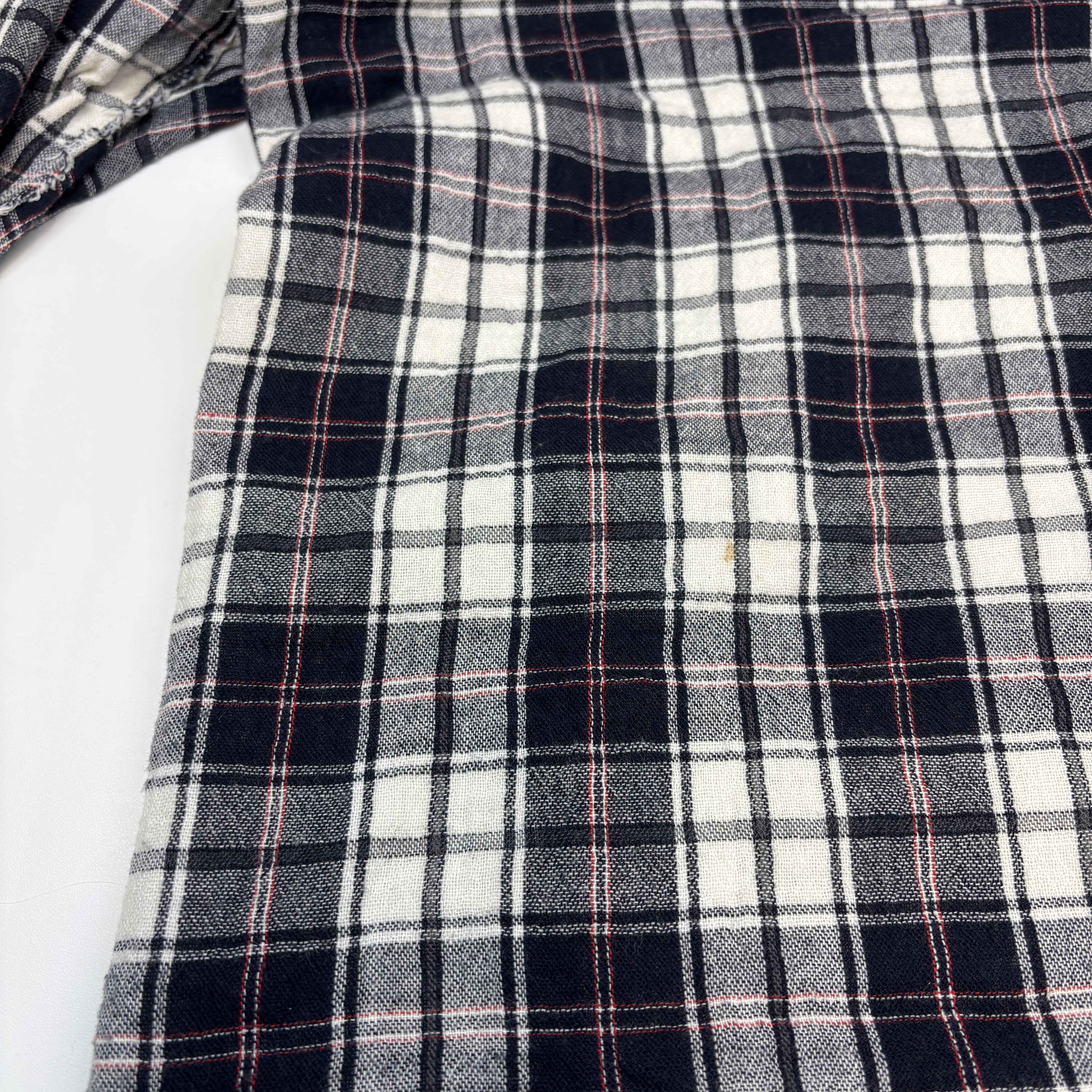 Men's Checkered OverShirt Black Size IT 50 / UK L