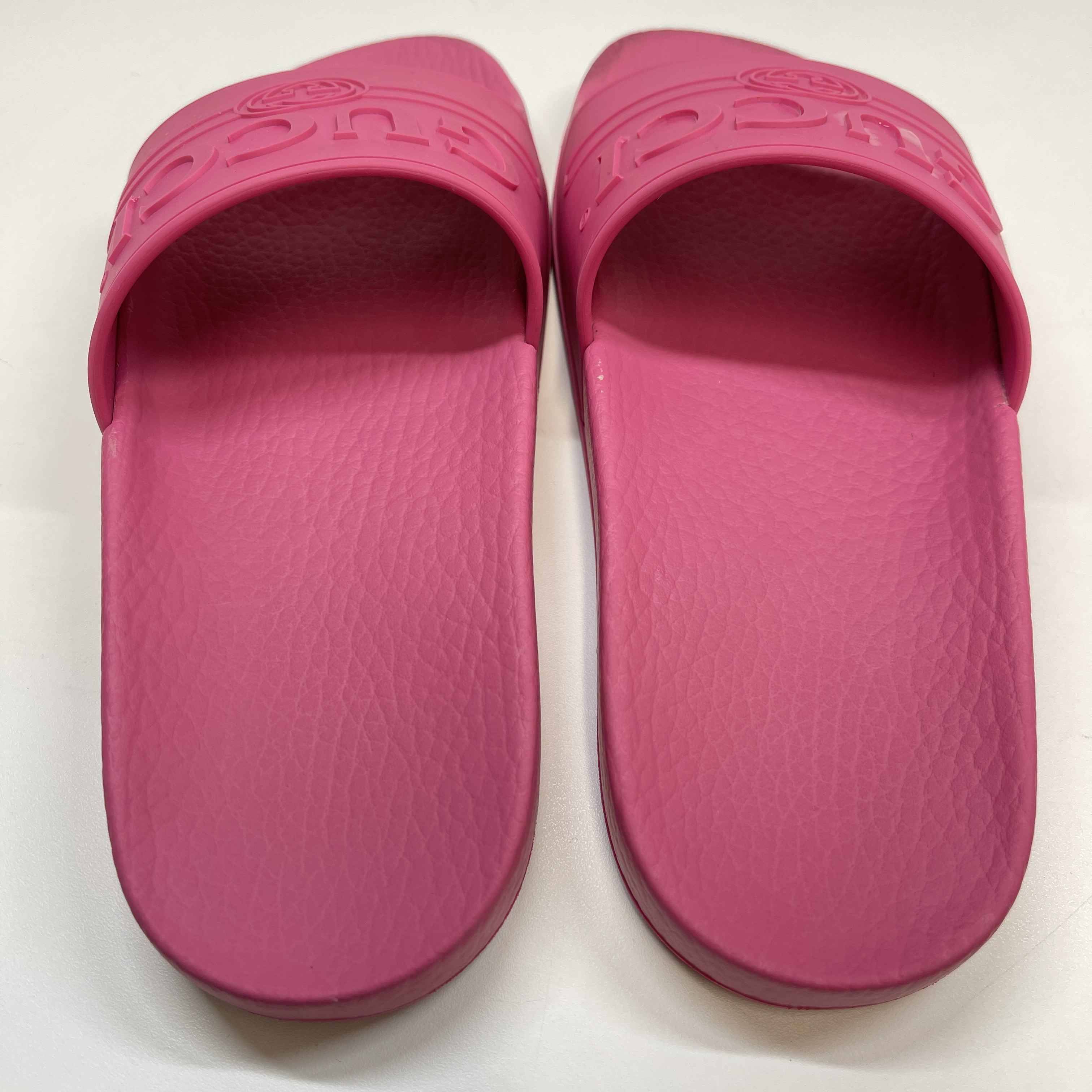 Women's Logo Print Slides Pink Size EU 35 / UK 2