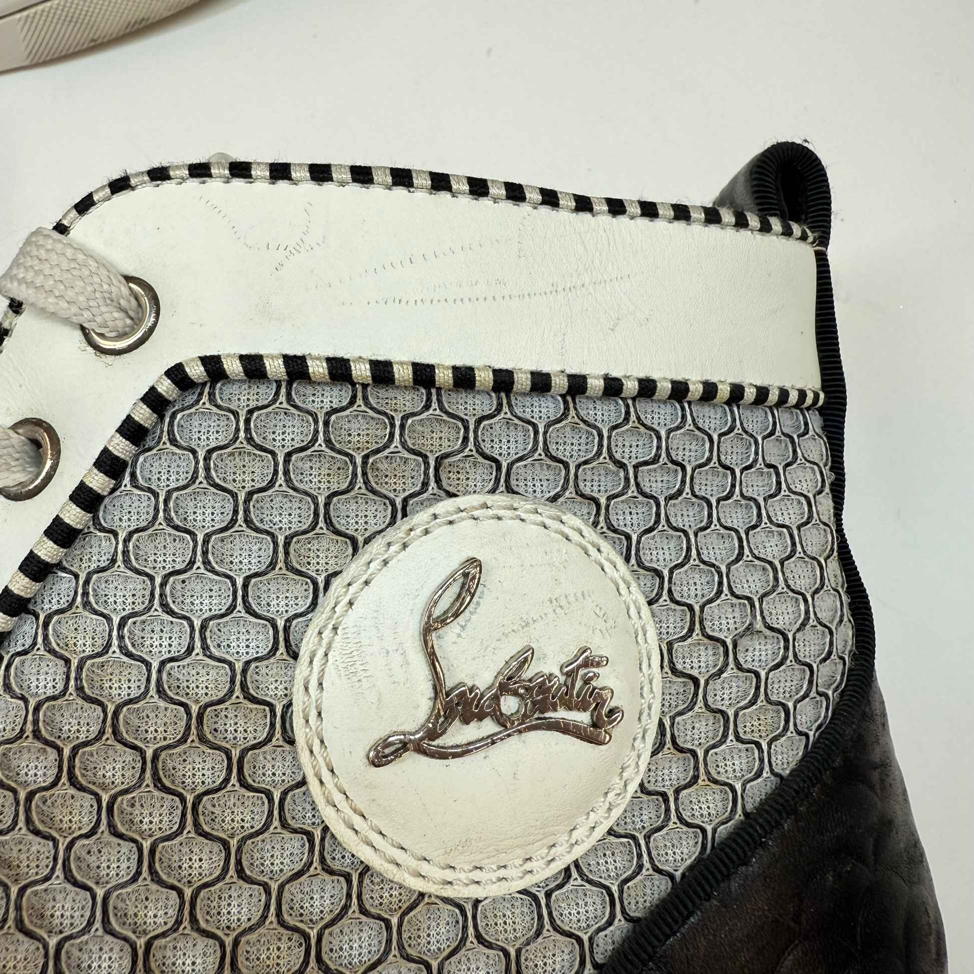 Men's Louis Flat High Trainers Black Size EU 41.5 / UK 7.5