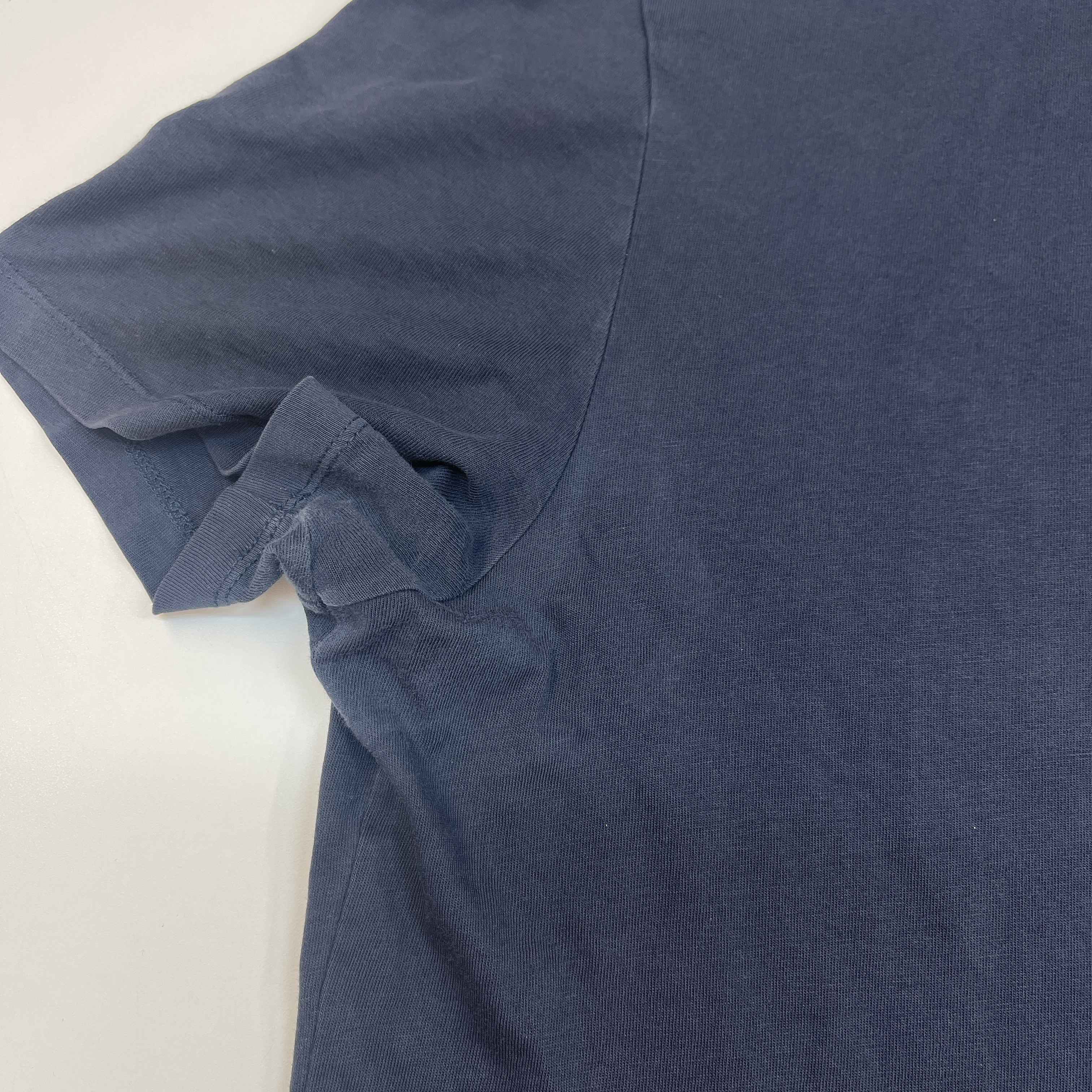 Men's Medusa Logo Polo Shirt Navy Size S