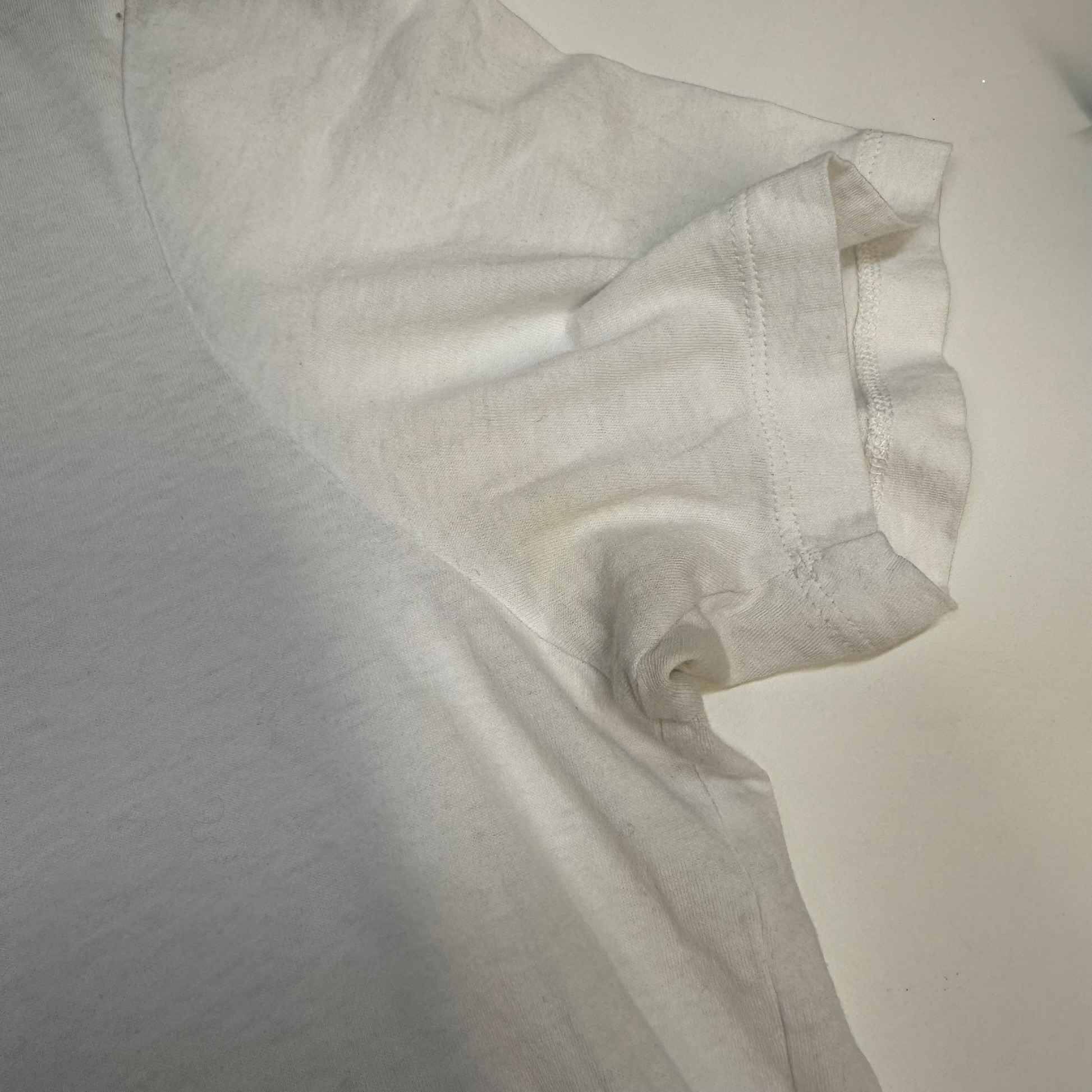 Men's Printed Logo T-Shirt White Size L