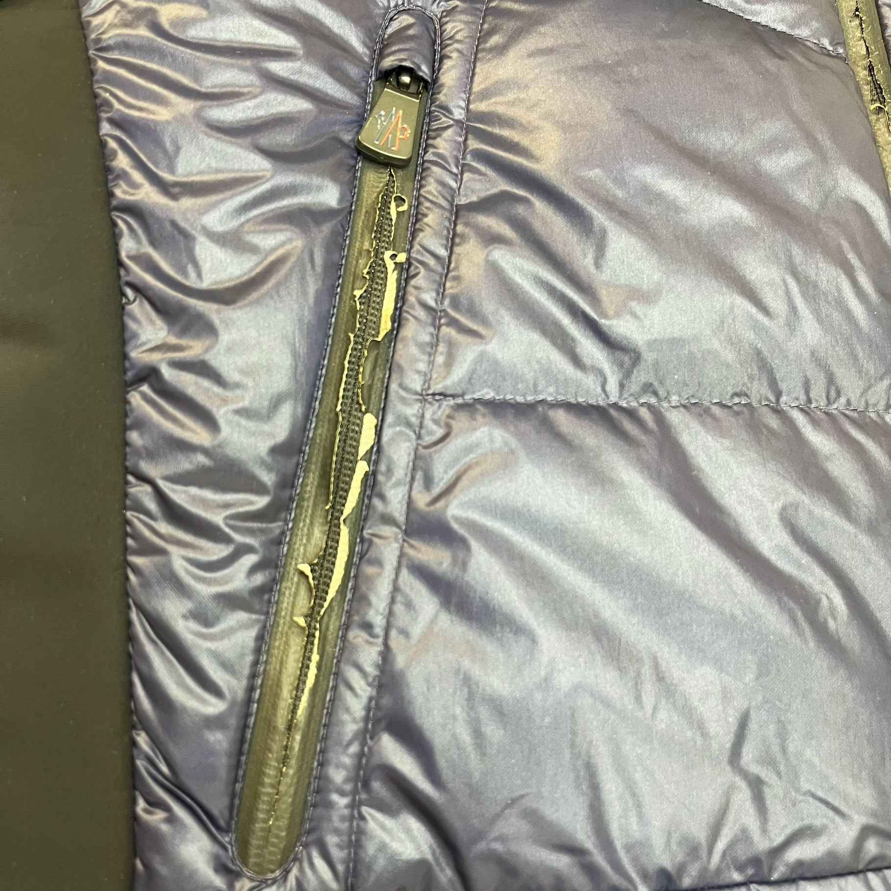 Men's Canmore Down Jacket Navy Size 2 / M