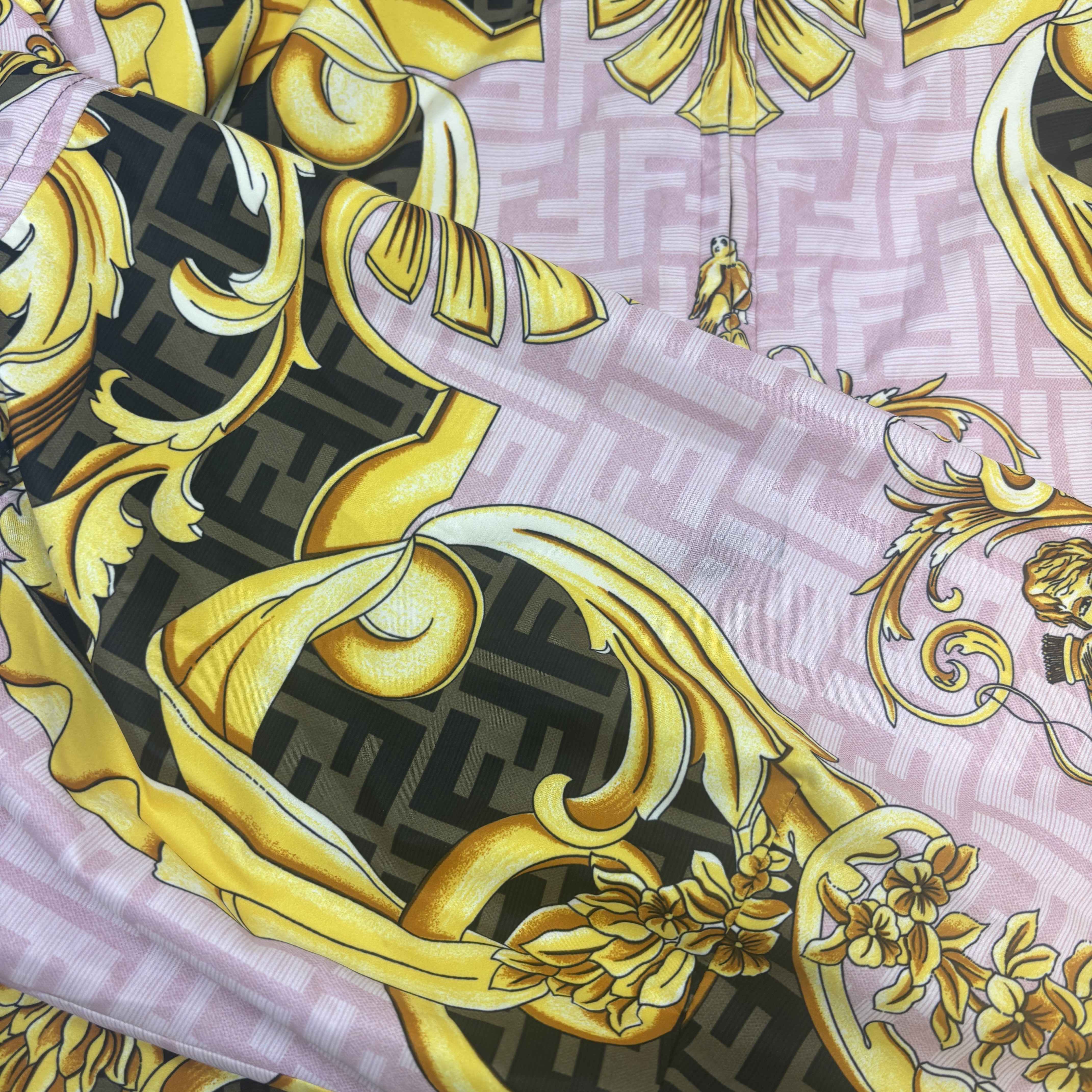 Women's Fendace Reversible Print Jacket Pink Size XS