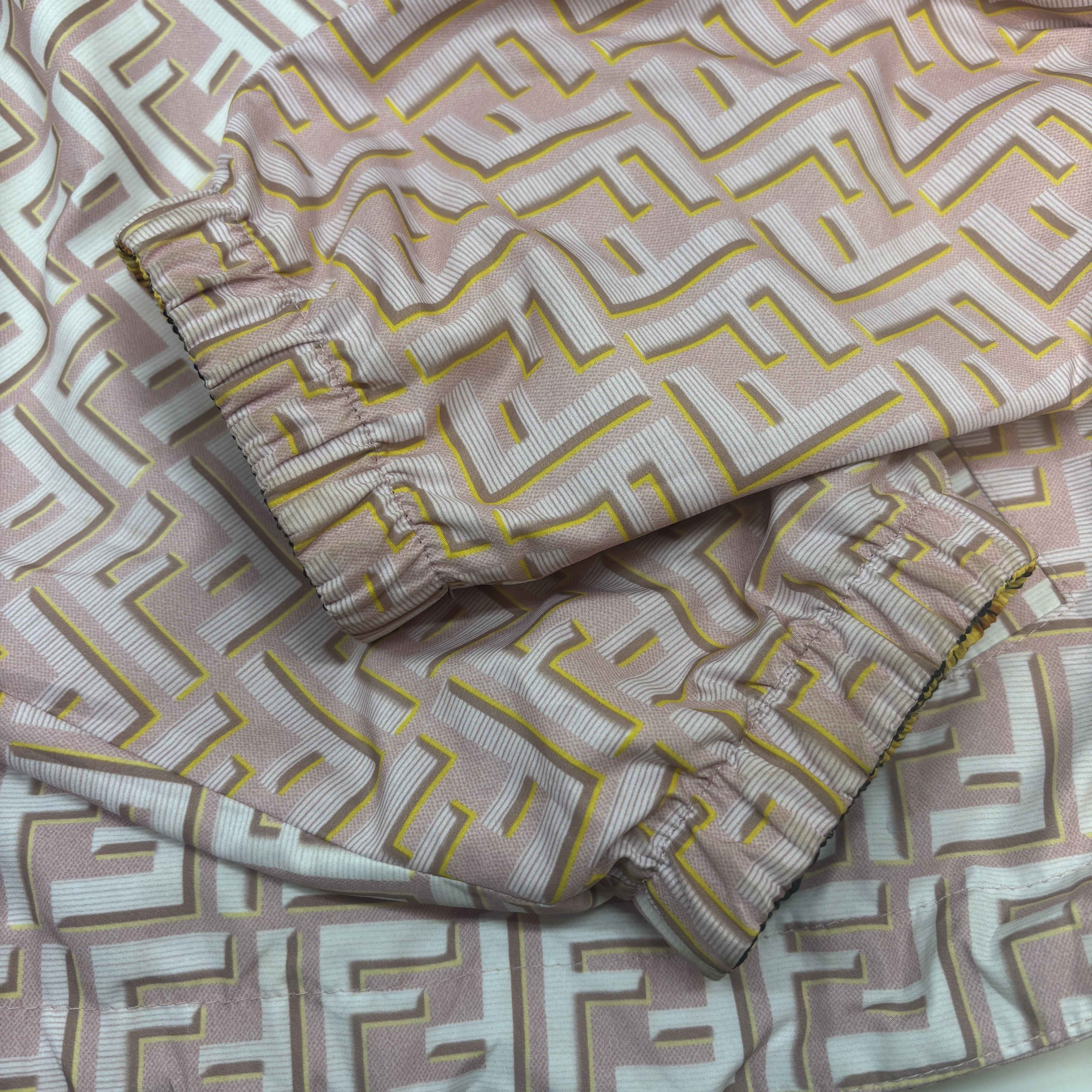 Women's Fendace Reversible Print Jacket Pink Size XS