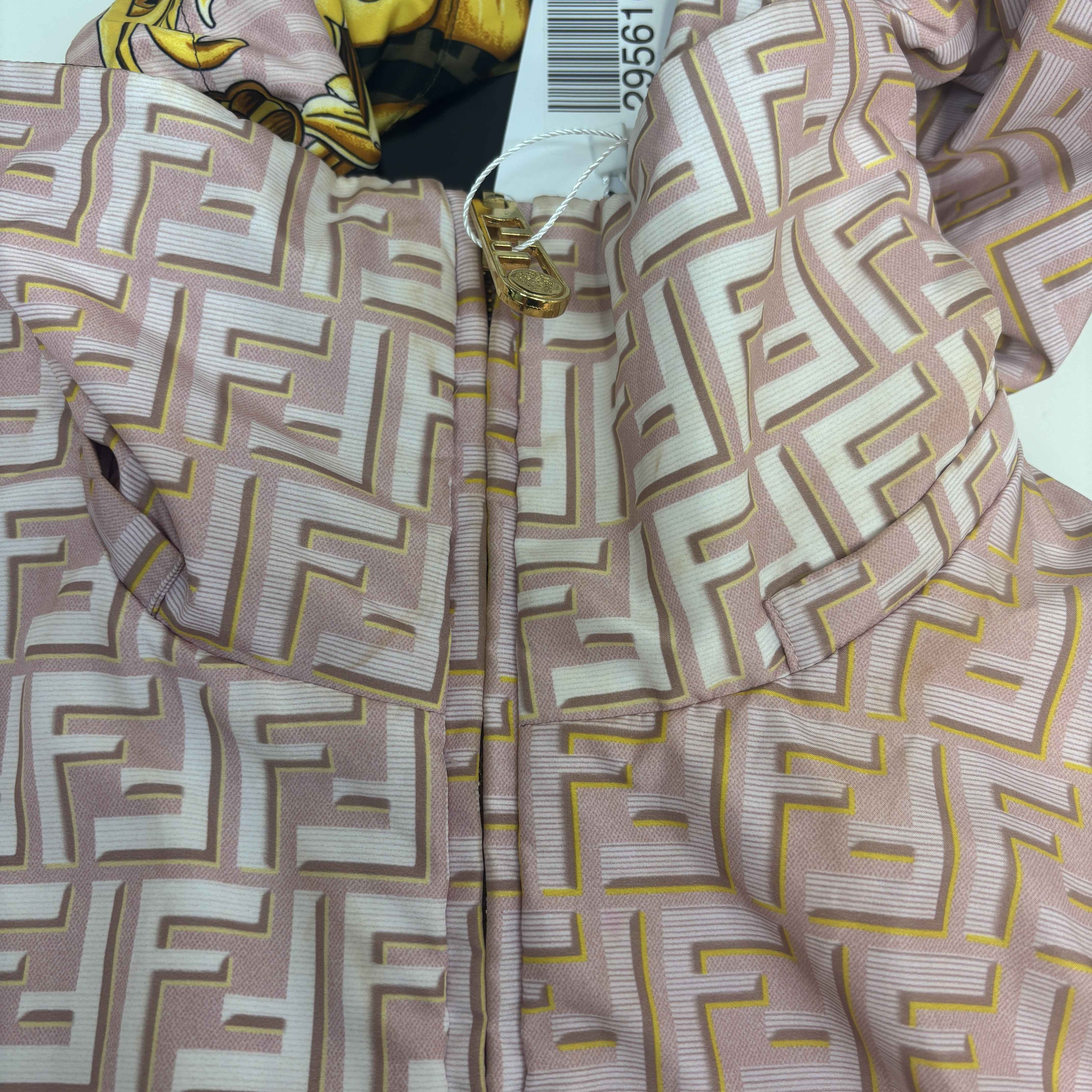 Women's Fendace Reversible Print Jacket Pink Size XS