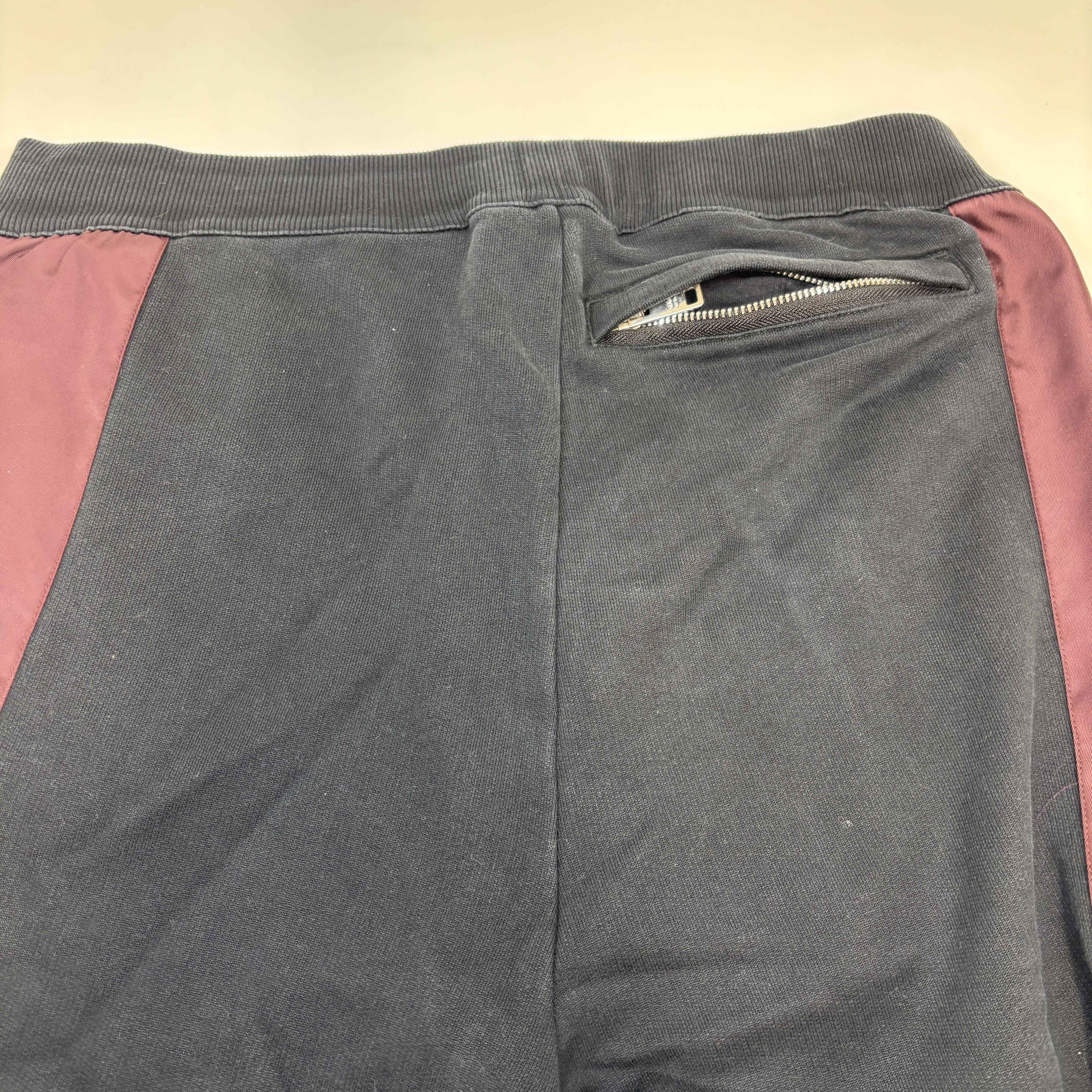 Men's Plaque Logo Joggers Black Size S