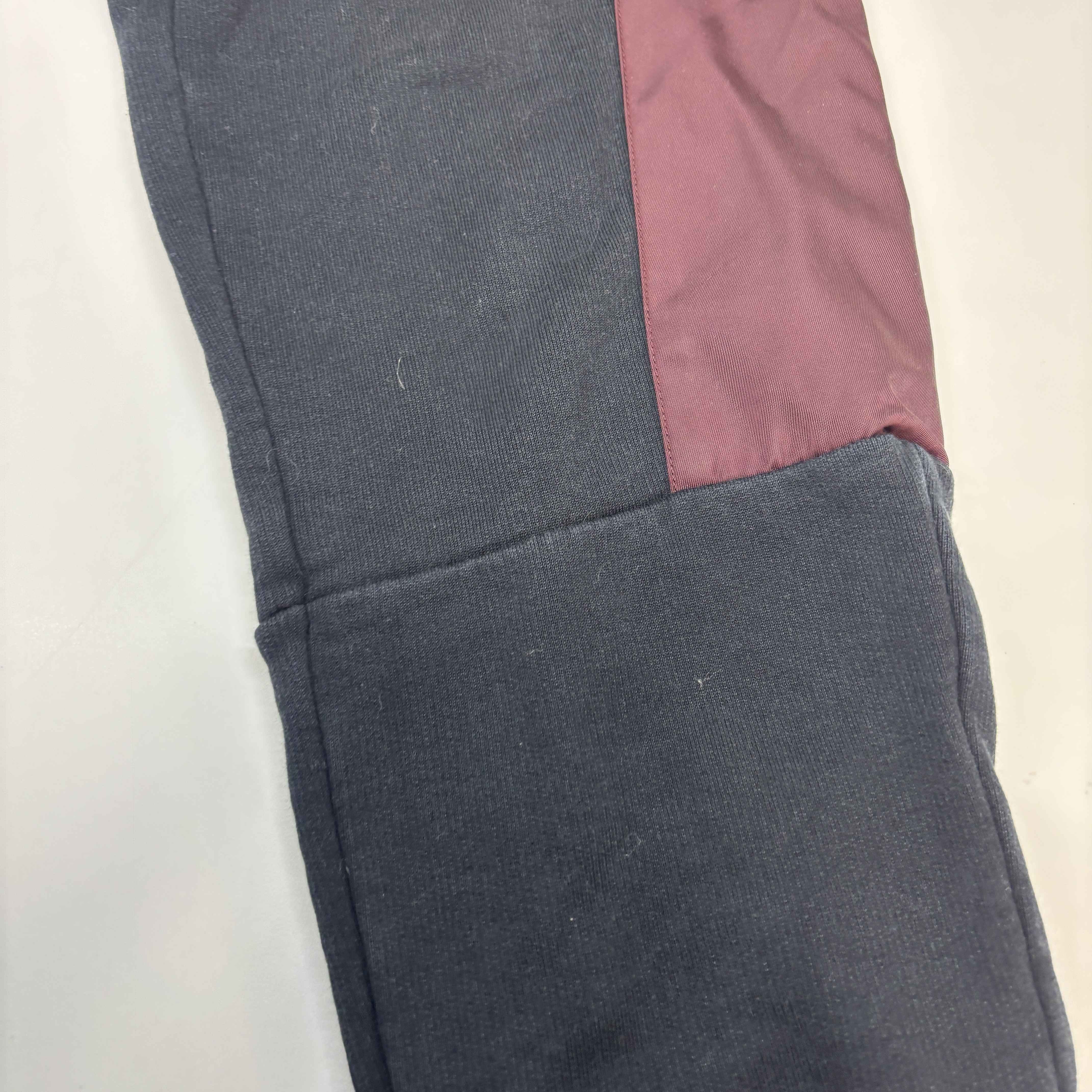 Men's Plaque Logo Joggers Black Size S