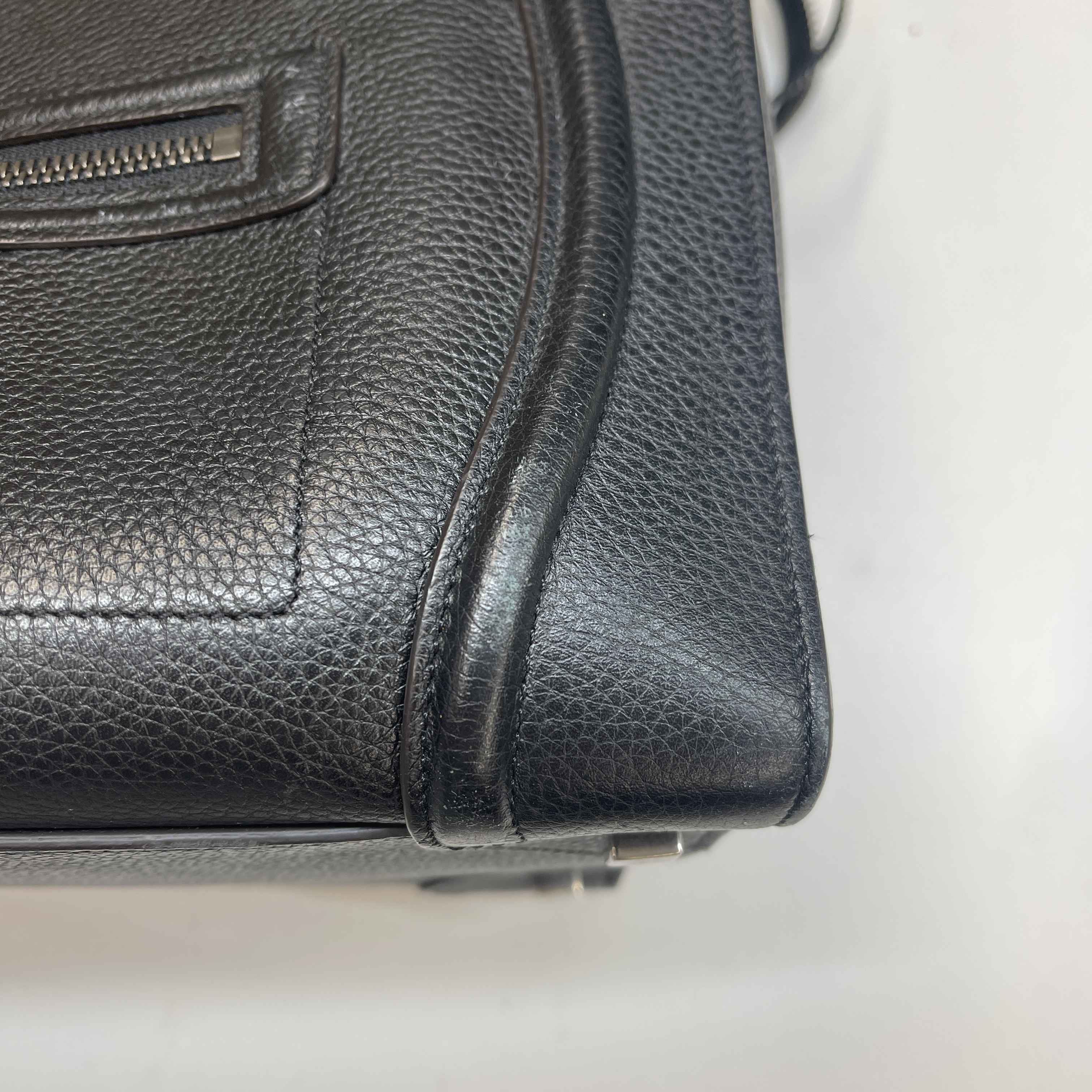 Women's Luggage Tote Bag Black