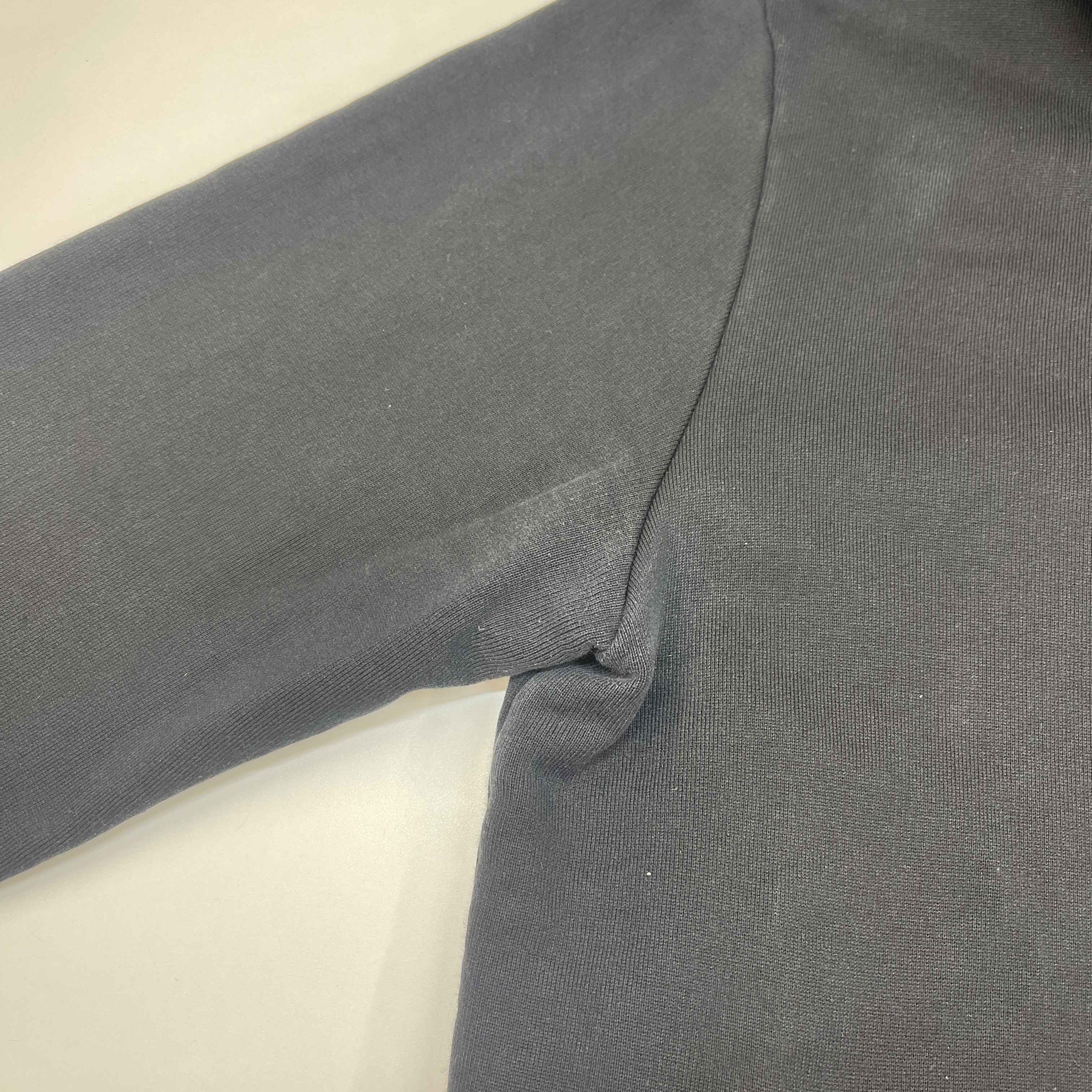 Men's Plaque Logo Hoodie Black Size IT 52 / UK XL