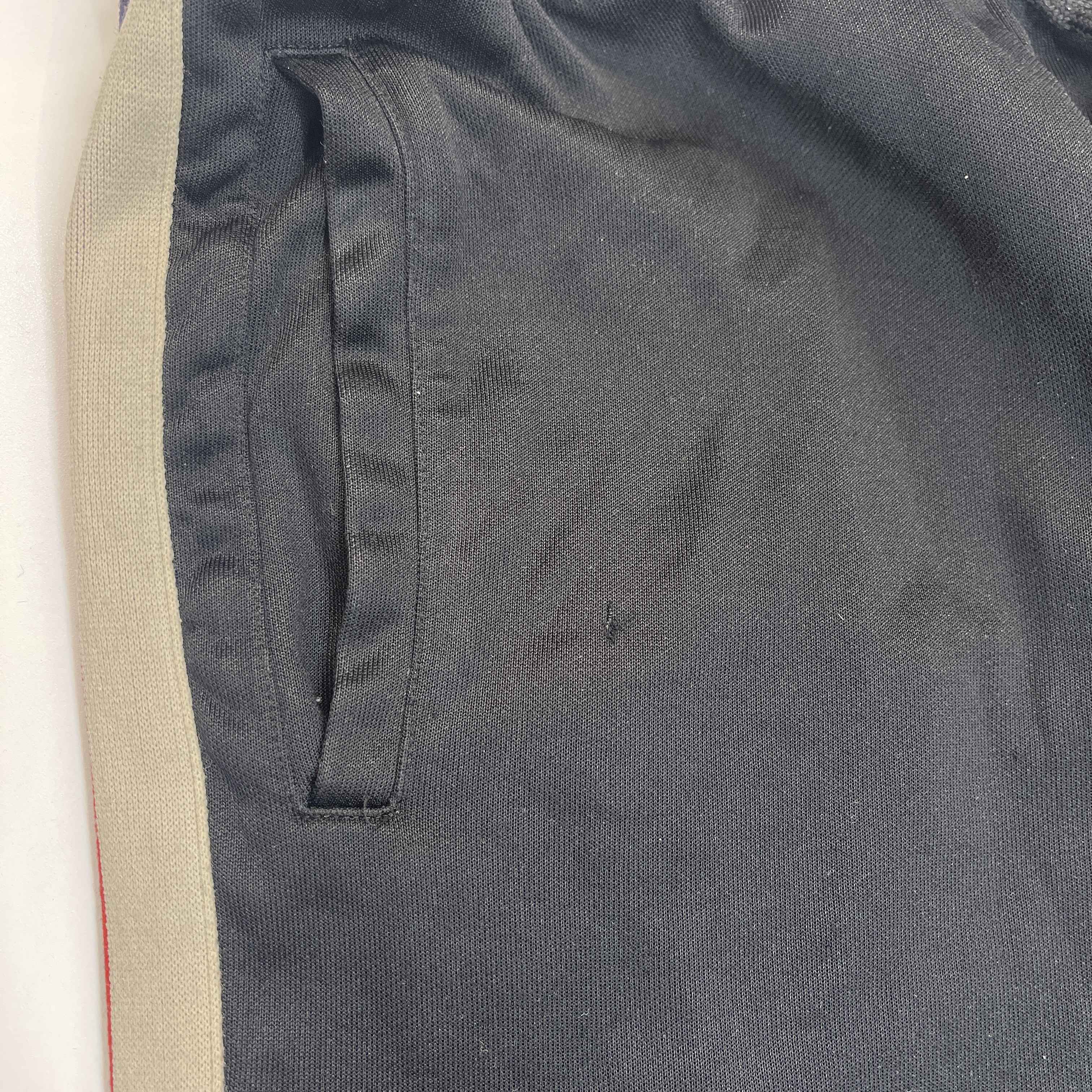 Men's Tape Logo Joggers Black Size XS