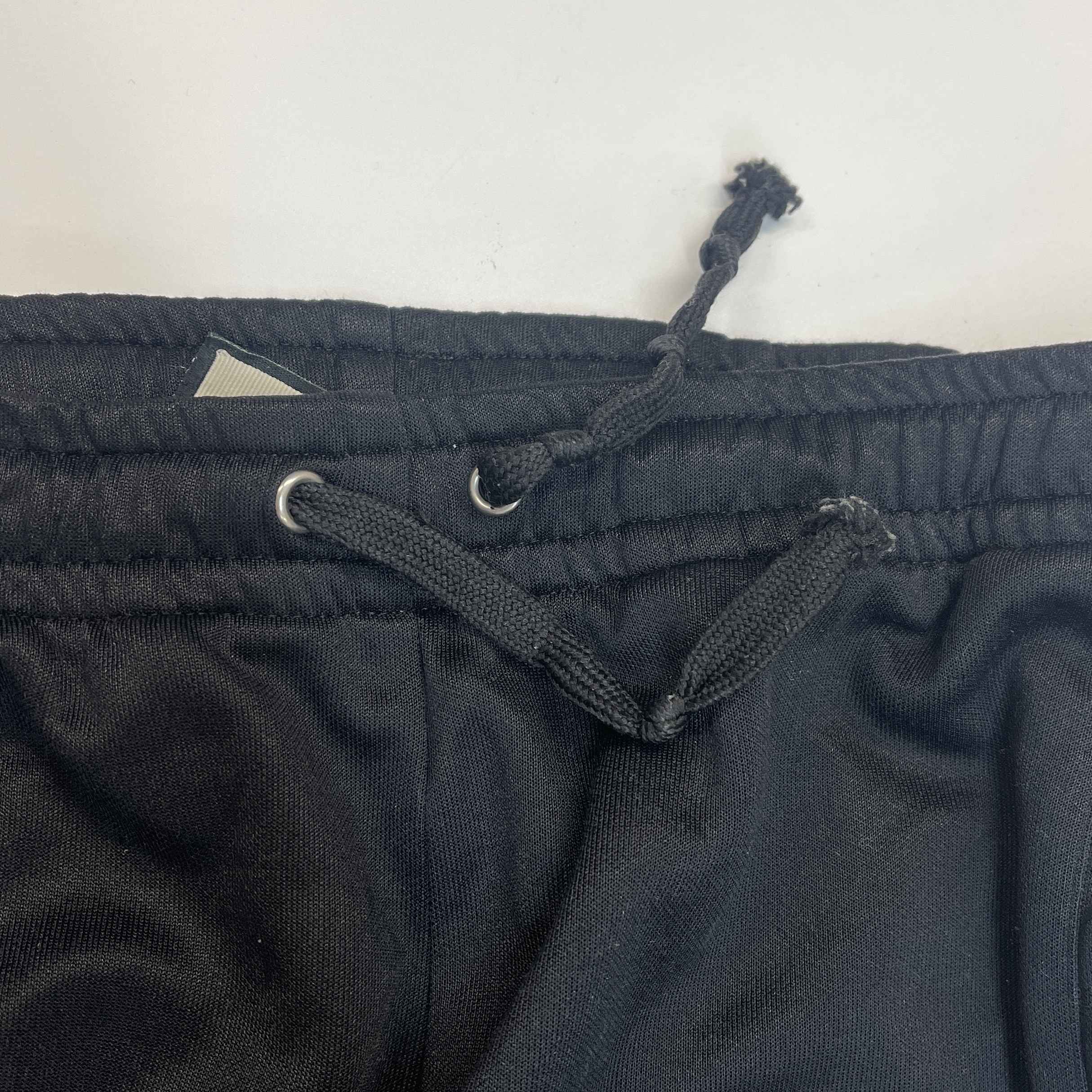 Men's Tape Logo Joggers Black Size XS